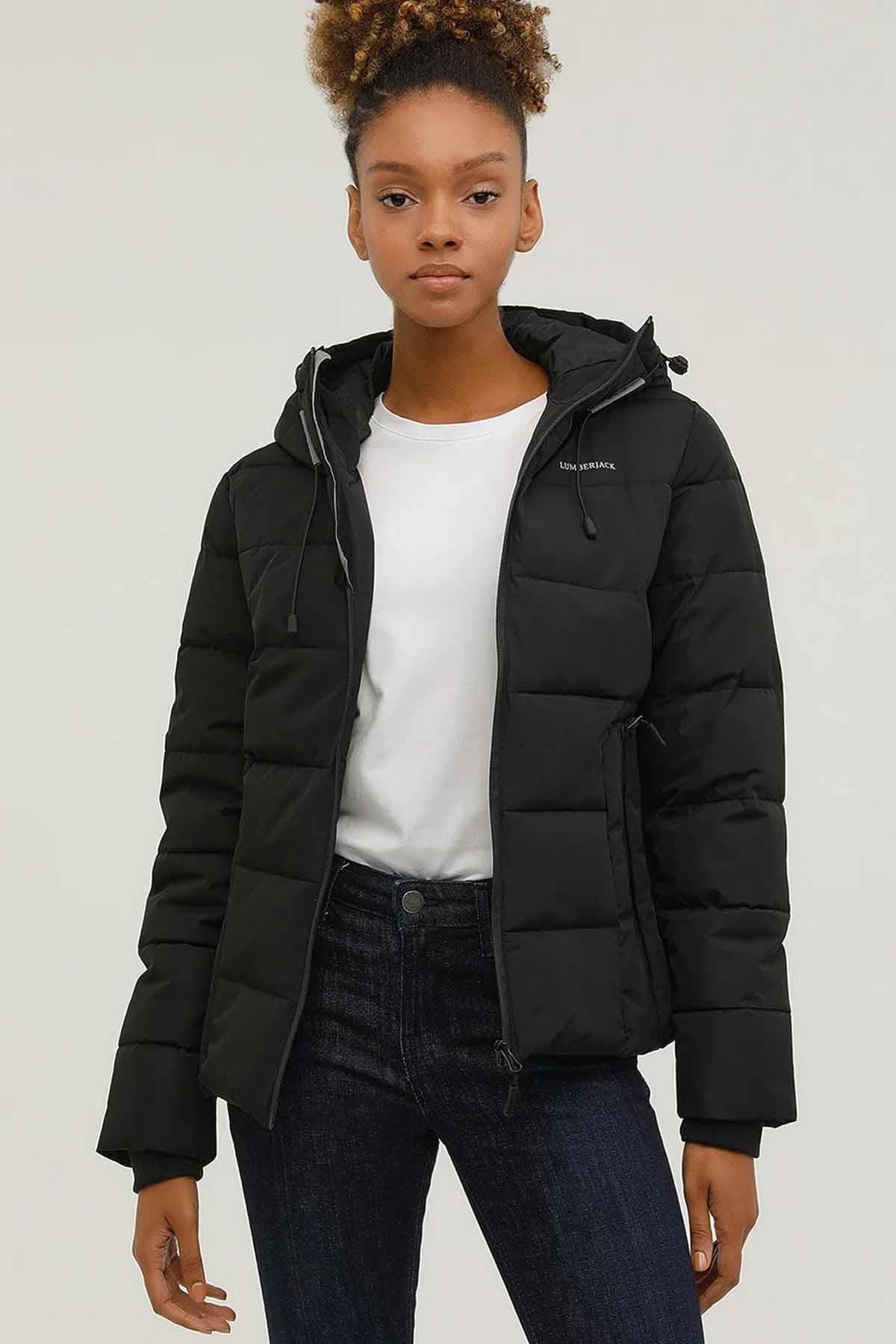 LUMBERJACKMontLumberjack Kadın Mont APRESKI COAT B7 Kadın Mont 101398817-1SIYAH