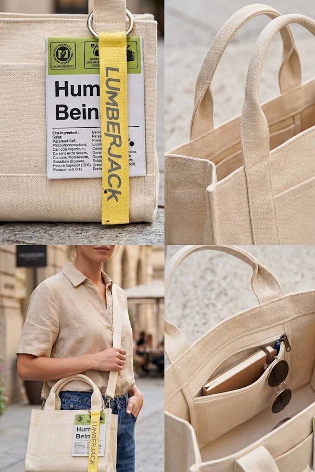 LUMBERJACKOmuz ÇantaLumberjack  KTN BSC EL 6FX BEJ, STD Unisex Omuz Çanta 102204526Bej
