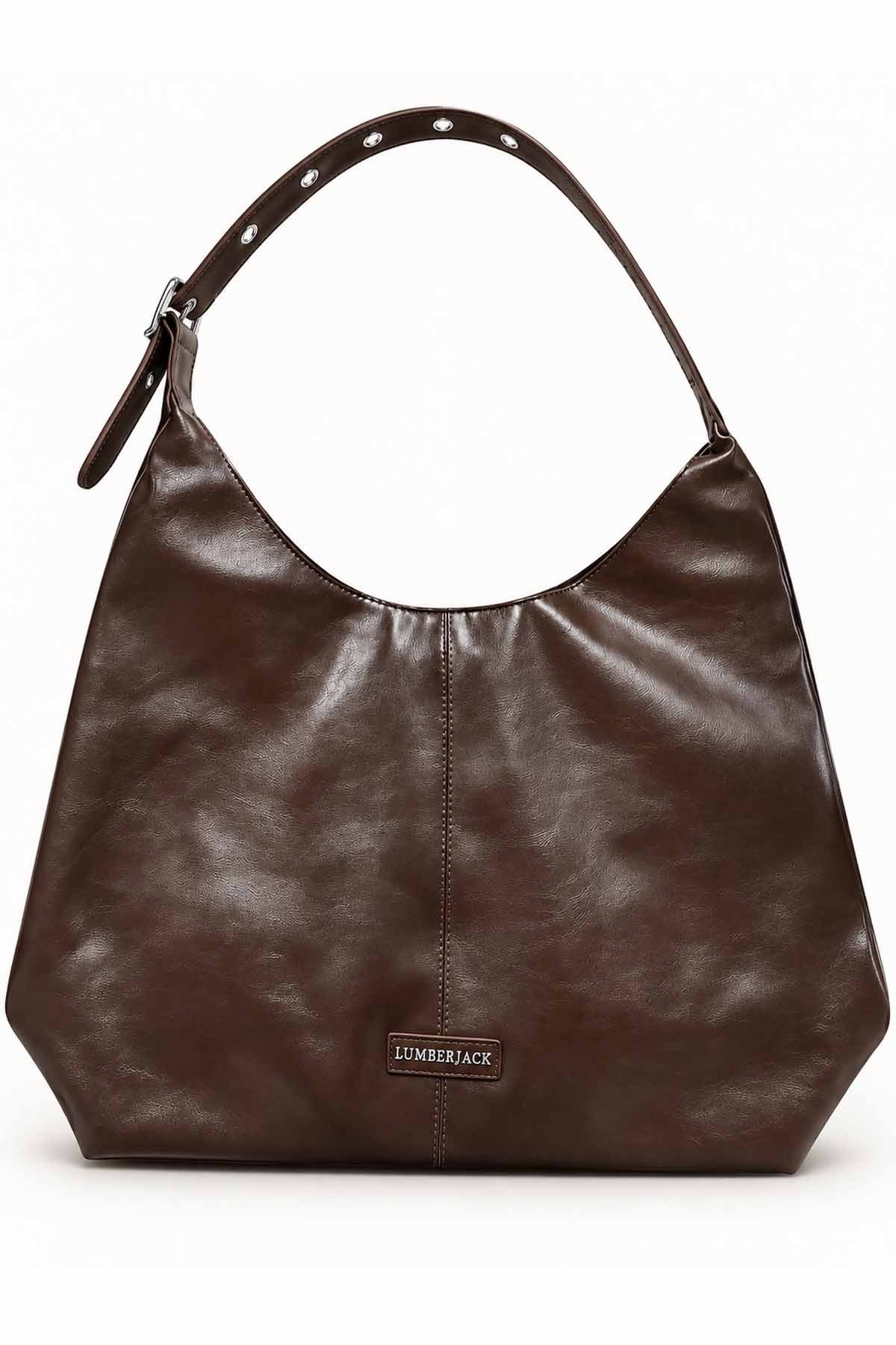 LUMBERJACKOmuz ÇantasıLumberjack 6W YKM BSC SHOPPER 6PR K KAHVE, STD Kadın Omuz Çantası 102709976KAHVE