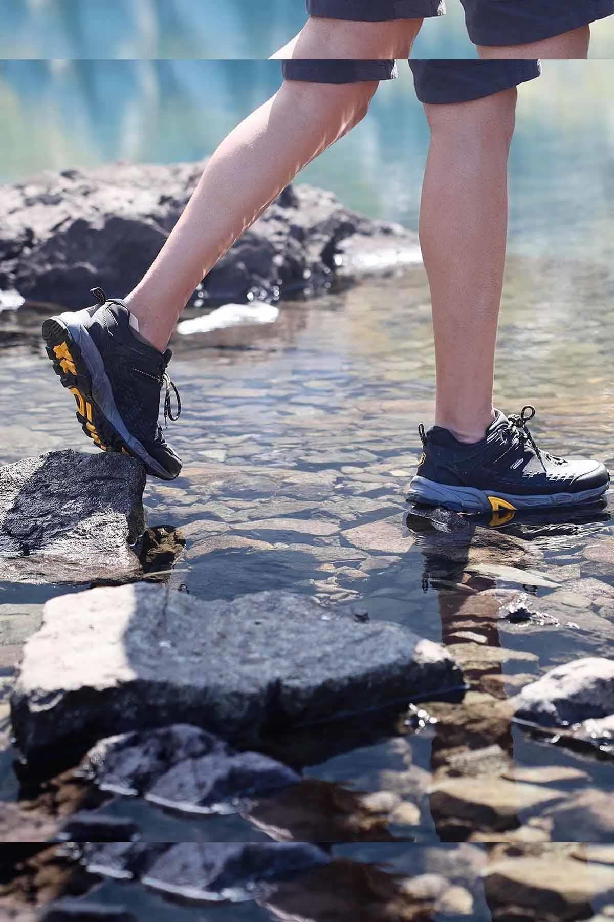 LUMBERJACKWaterProofLumberjack FLAKE Siyah Sarı B5 Erkek WaterProof Ayakkabı 101386664-5Siyah/Sarı