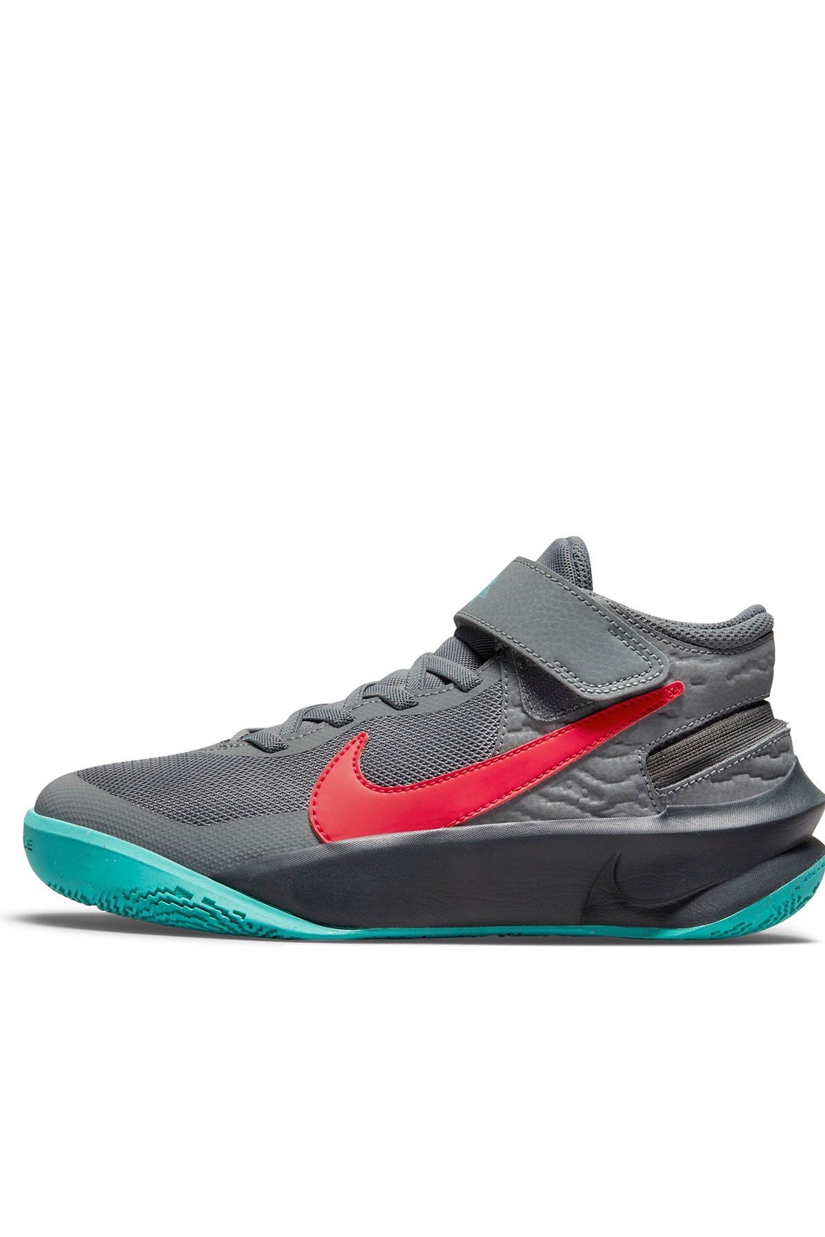 NIKEBasketbolNike Team Hustle D 10 Flyease Çocuk Basketbol Ayakkabı DD7303-008-Gri