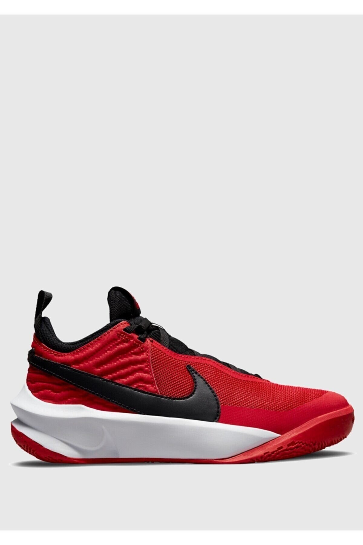 NIKEBasketbolNike Team Hustle D 10 (Gs) Çocuk Basketbol Ayakkabı CW6735-600-Kırmızı