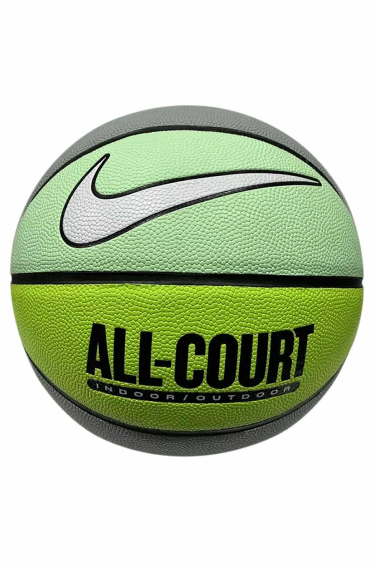 NIKEBasketbol TopuNike Everday All Court 8P Deflated Unisex Basketbol Topu N.100.4369.332.07-YEŞİL