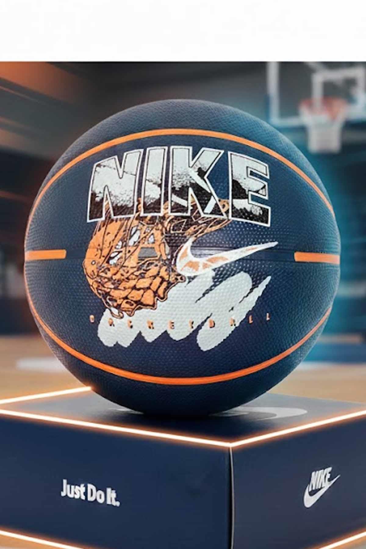 NIKEBasketbol TopuNike Everyday Playground 8P Graphic Deflated Unisex Basketbol Topu N.100.4371.408.07-Blue Force