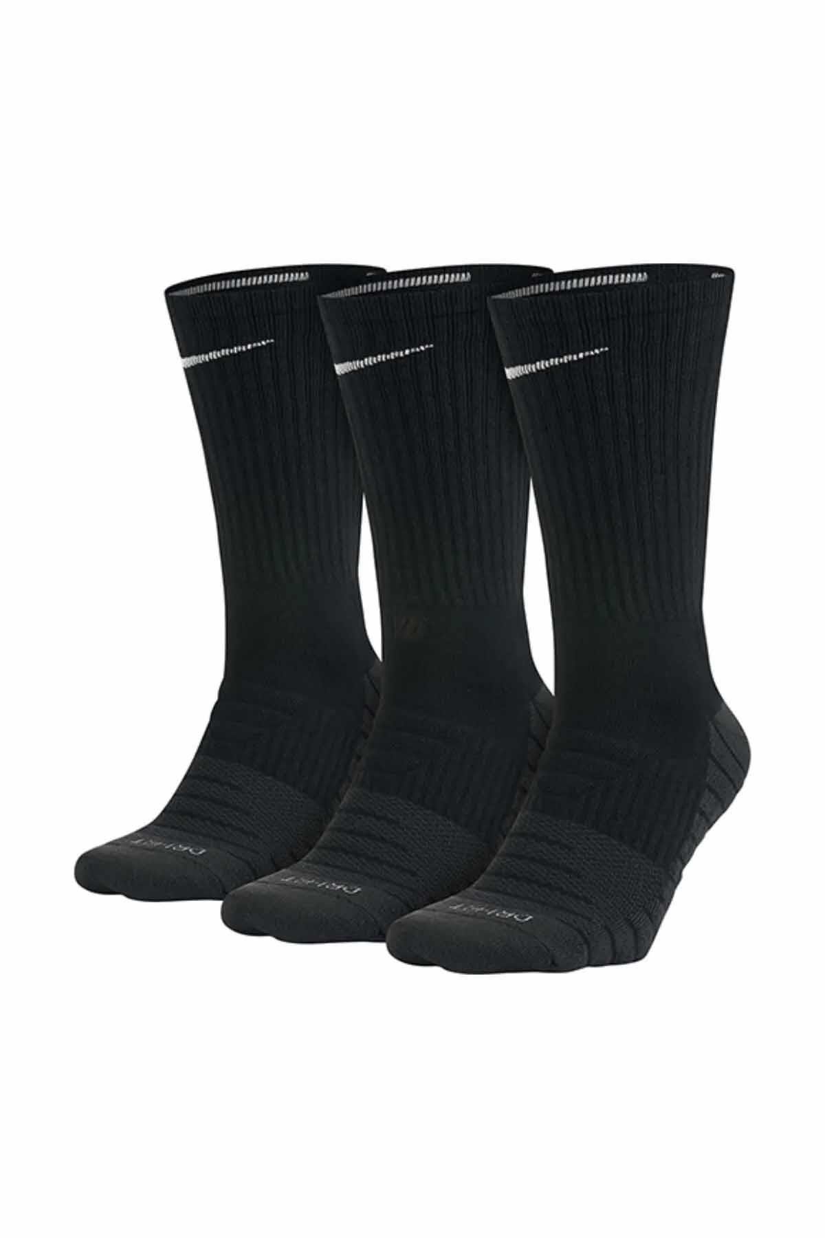 NIKEÇorapNike Çorap  U NK DRY CUSH CREW 3PR M Unisex Çorap SX5547-010-SIYAH