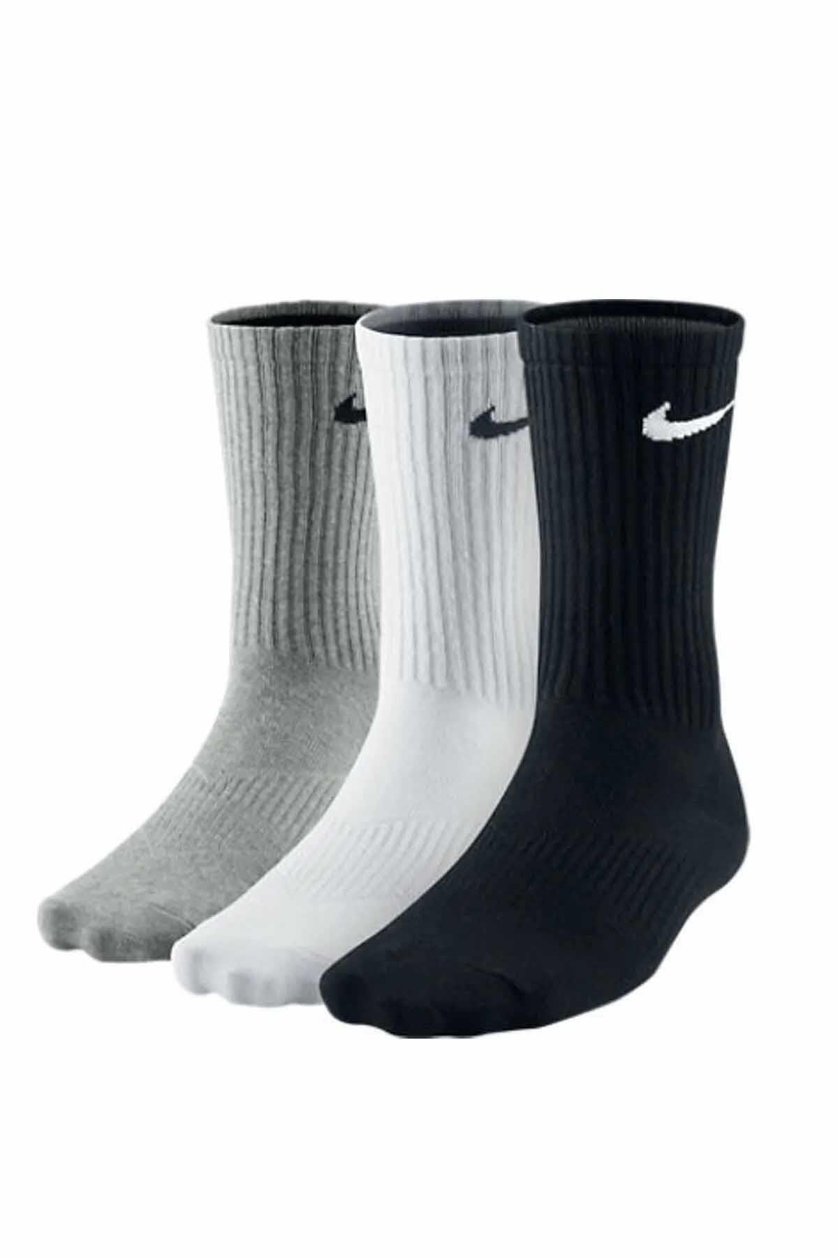 NIKEÇorapNike Çorap U Nk Perf Ltwt Crew 3Pr Unisex Çorap SX4704-901-Çok Renkli