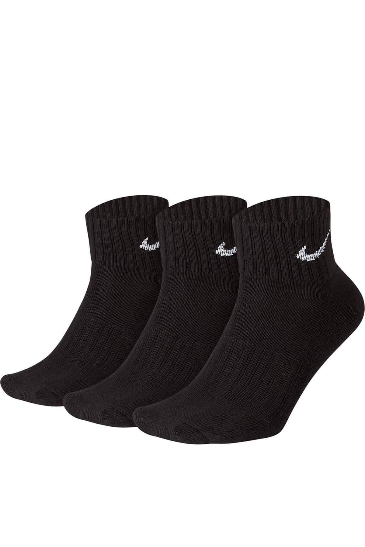 NIKEÇorapNike U V Cush Ankle- 3P Value Unisex Çorap SX4926-001-Siyah