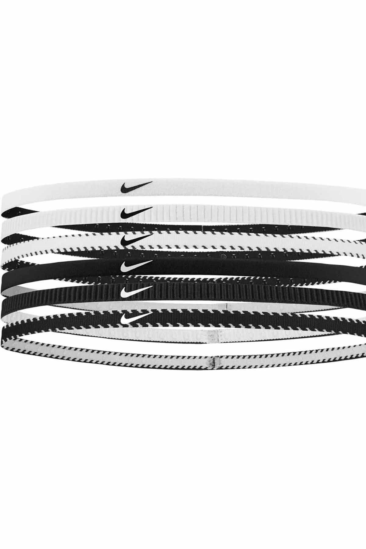 NIKEEl BilekliğiNIKE FLEX CLASSIC SLIM HEADBANDS 6PK WHITE/BLACK/WHITE OSFM Unisex El Bilekliği N.101.1925.189.OSÇok Renkli