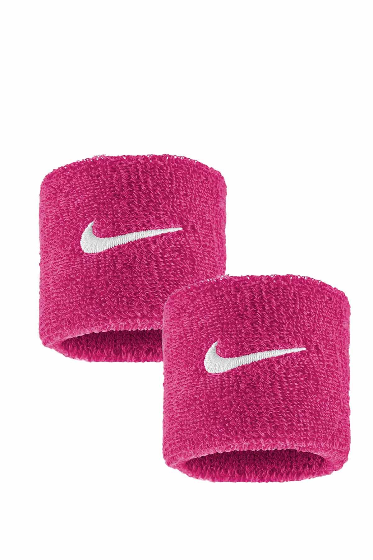 NIKEEl BilekliğiNIKE SWOOSH CLASSIC WRISTBANDS 2PK VIVID PINK/WHITE OSFM Unisex El Bilekliği N.101.2405.639.OS-PEMBE