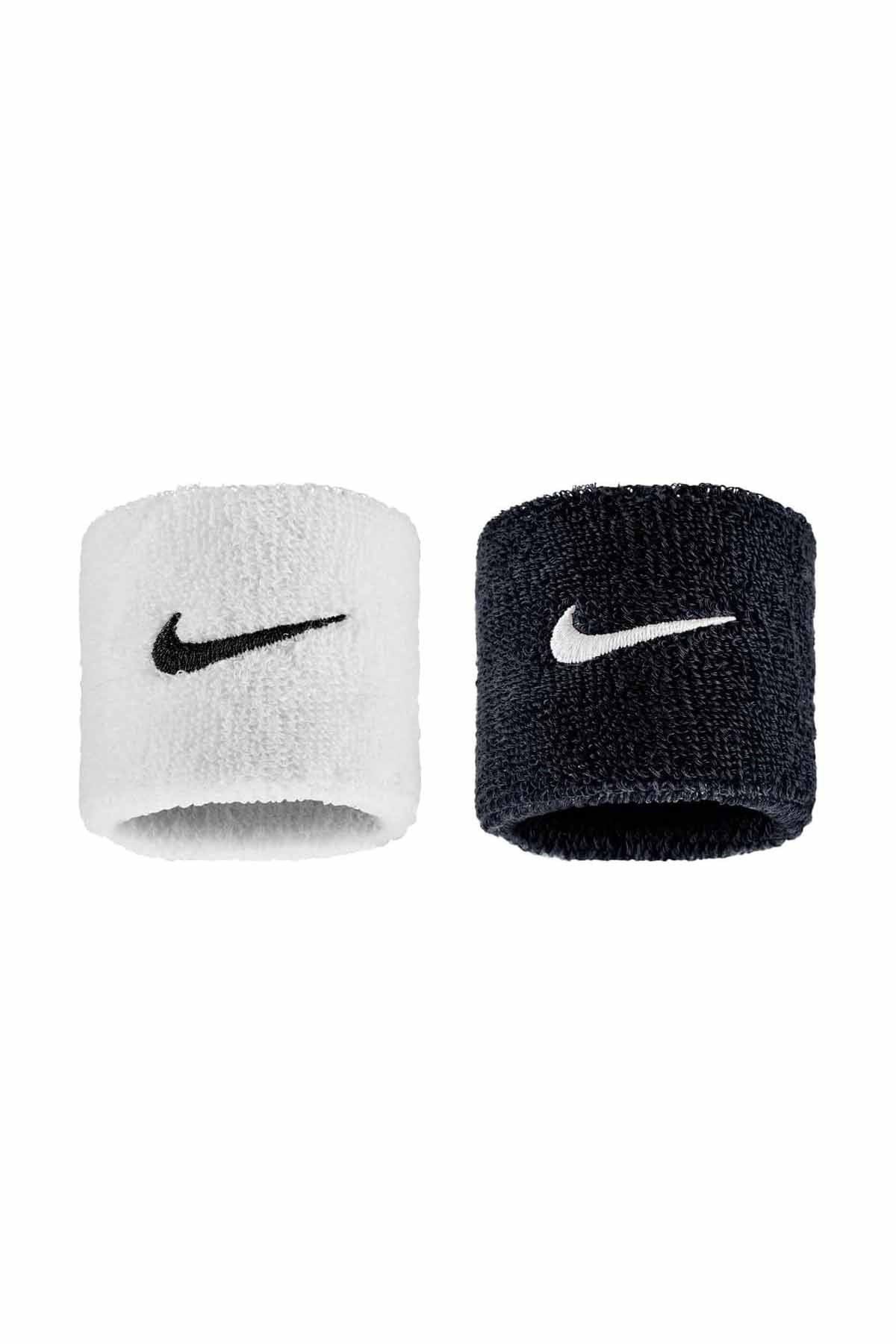 NIKEEl BilekliğiNIKE SWOOSH CLASSIC WRISTBANDS 2PK BLACK/WHITE/BLACK OSFM Unisex El Bilekliği N.101.2405.036.OSÇok Renkli