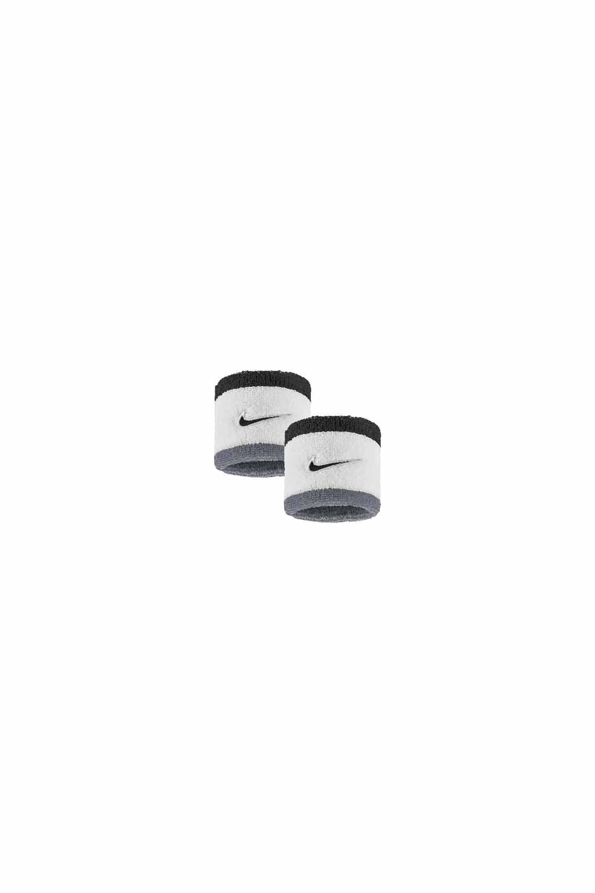 NIKEEl BilekliğiNIKE SWOOSH CLASSIC WRISTBANDS 2PK WHITE/COOL GREY/BLACK OSF Unisex El Bilekliği N.101.2405.122.OSBEYAZ