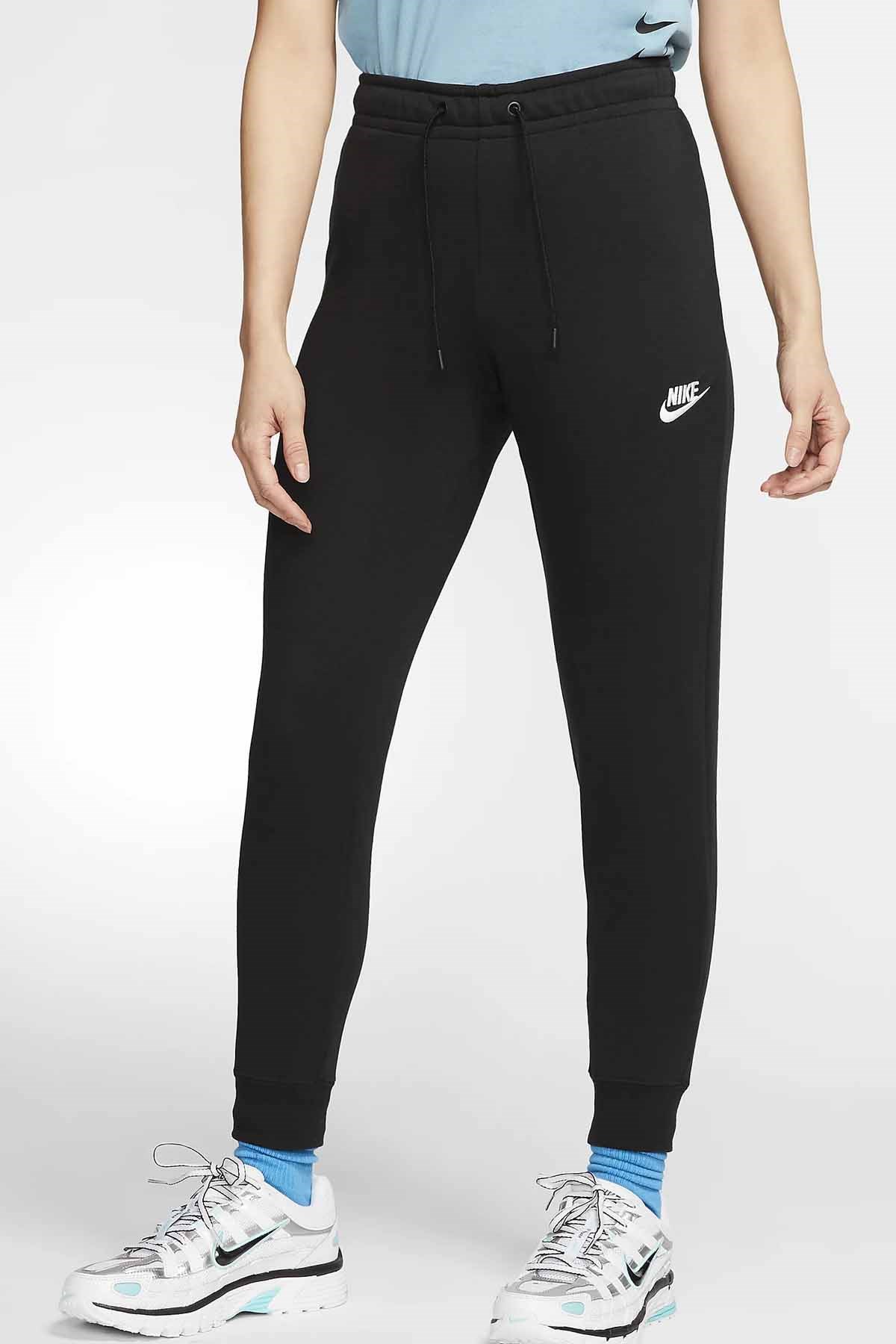 NIKEEşofman AltNike Essential Normal Belli Fleece Kadın Eşofman Alt BV4099-010-SIYAH