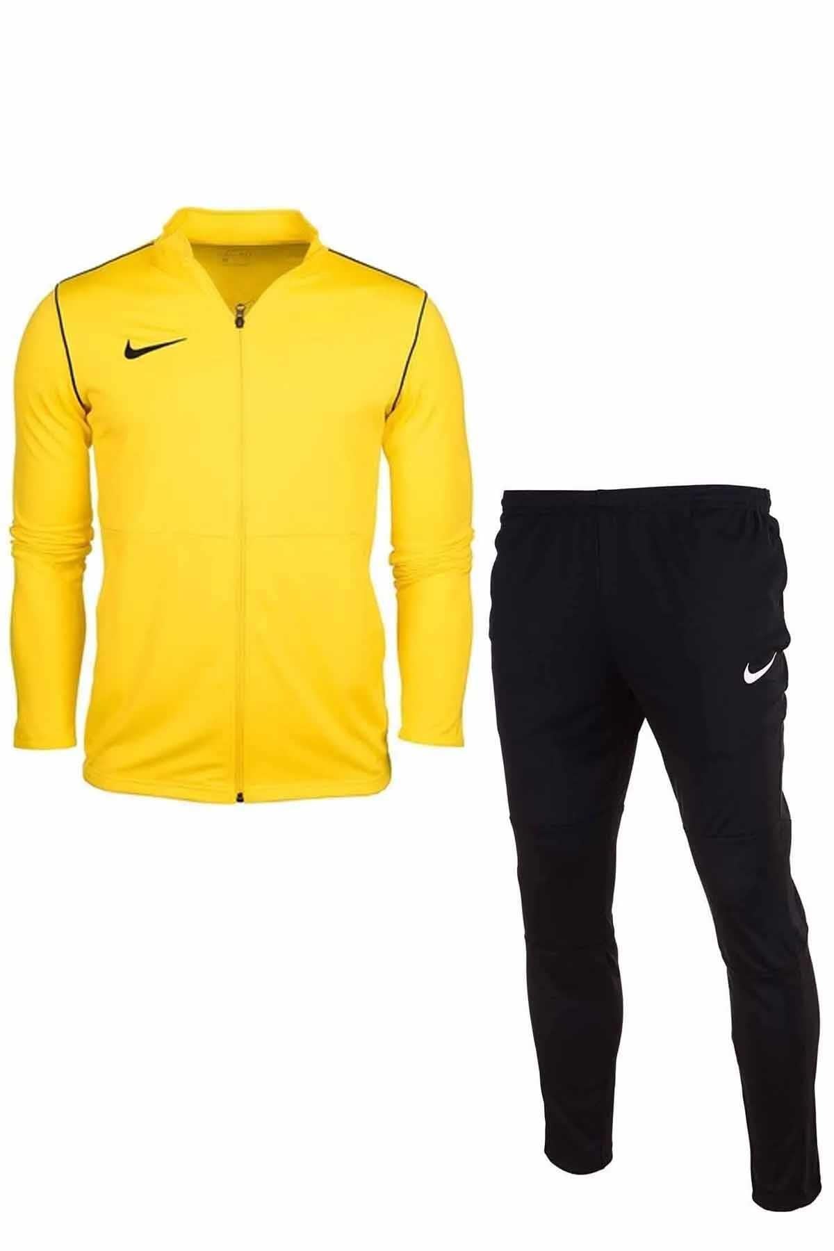NIKEEşofman TakımNike Dry Park 20 B1 Erkek Eşofman Takım NK6885-719-SARI