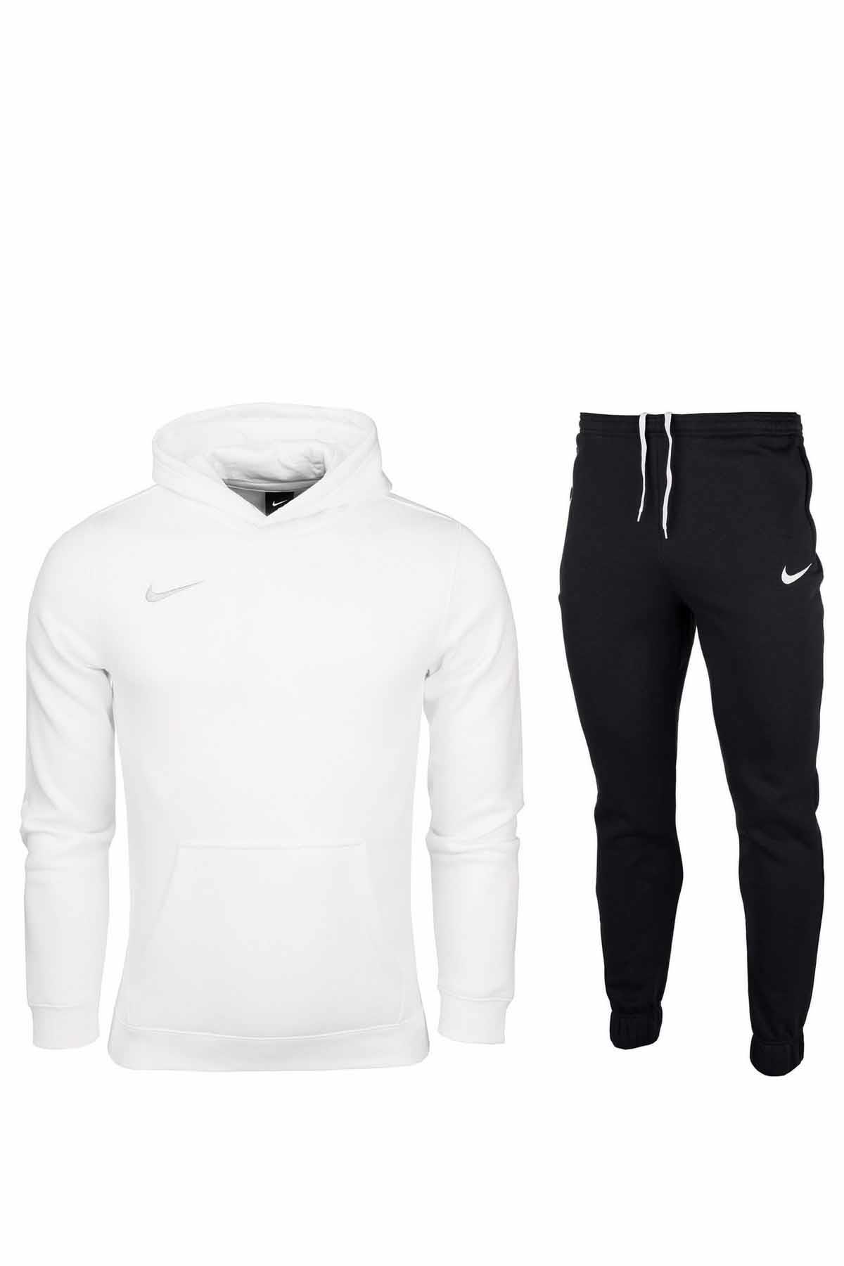 NIKEEşofman TakımNike Erkek Eşofman Takımı Pamuklu Kumaş Erkek Eşofman Takım NK6894-101-BEYAZ-SYH