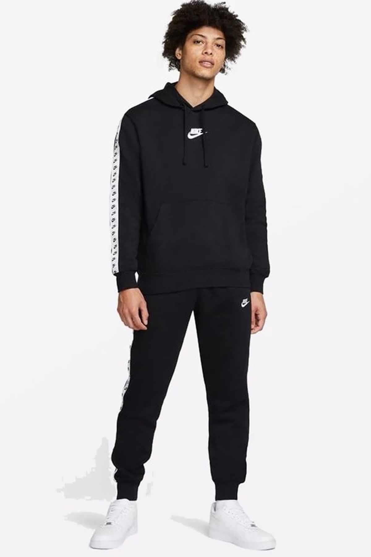 NIKEEşofman TakımNike  Fleece GX Hooded Track Suit Erkek Eşofman Takım DM6838-010-SIYAH