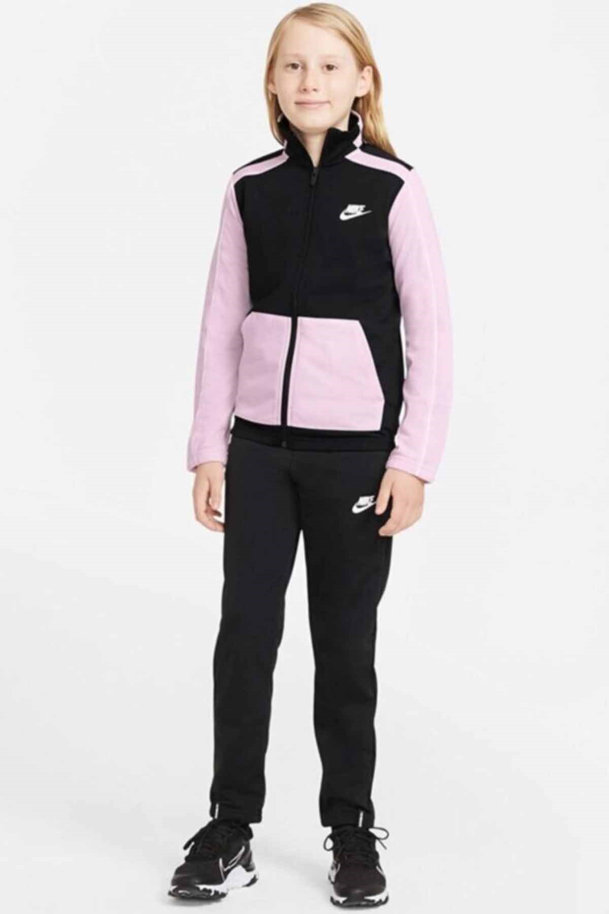 NIKEEşofman TakımNike Sportswear Futura Big Kids' Tracksuit Çocuk Eşofman Takım DH9661-011-Siyah