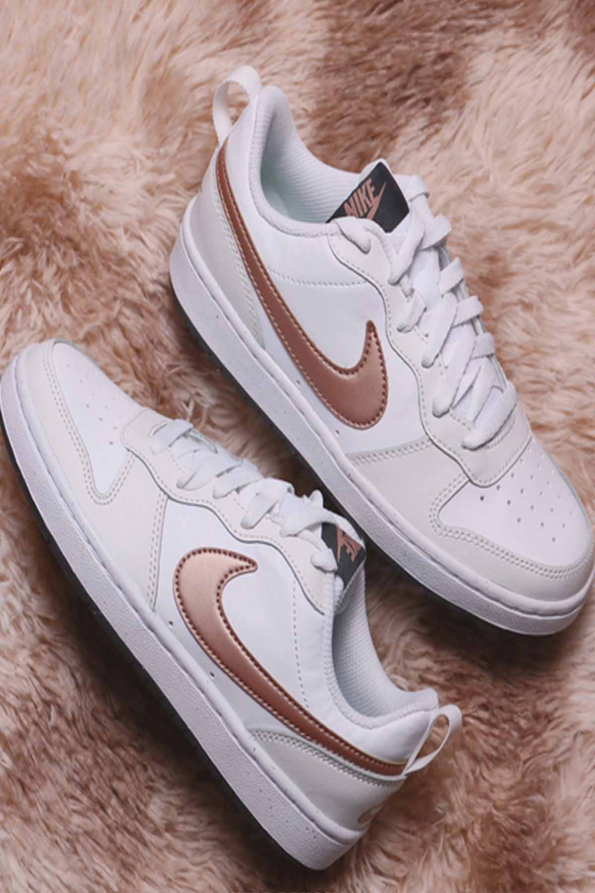 NIKEGünlük SporNike COURT BOROUGH LOW 2 (GS) Kadın Günlük Spor Ayakkabı BQ5448-116