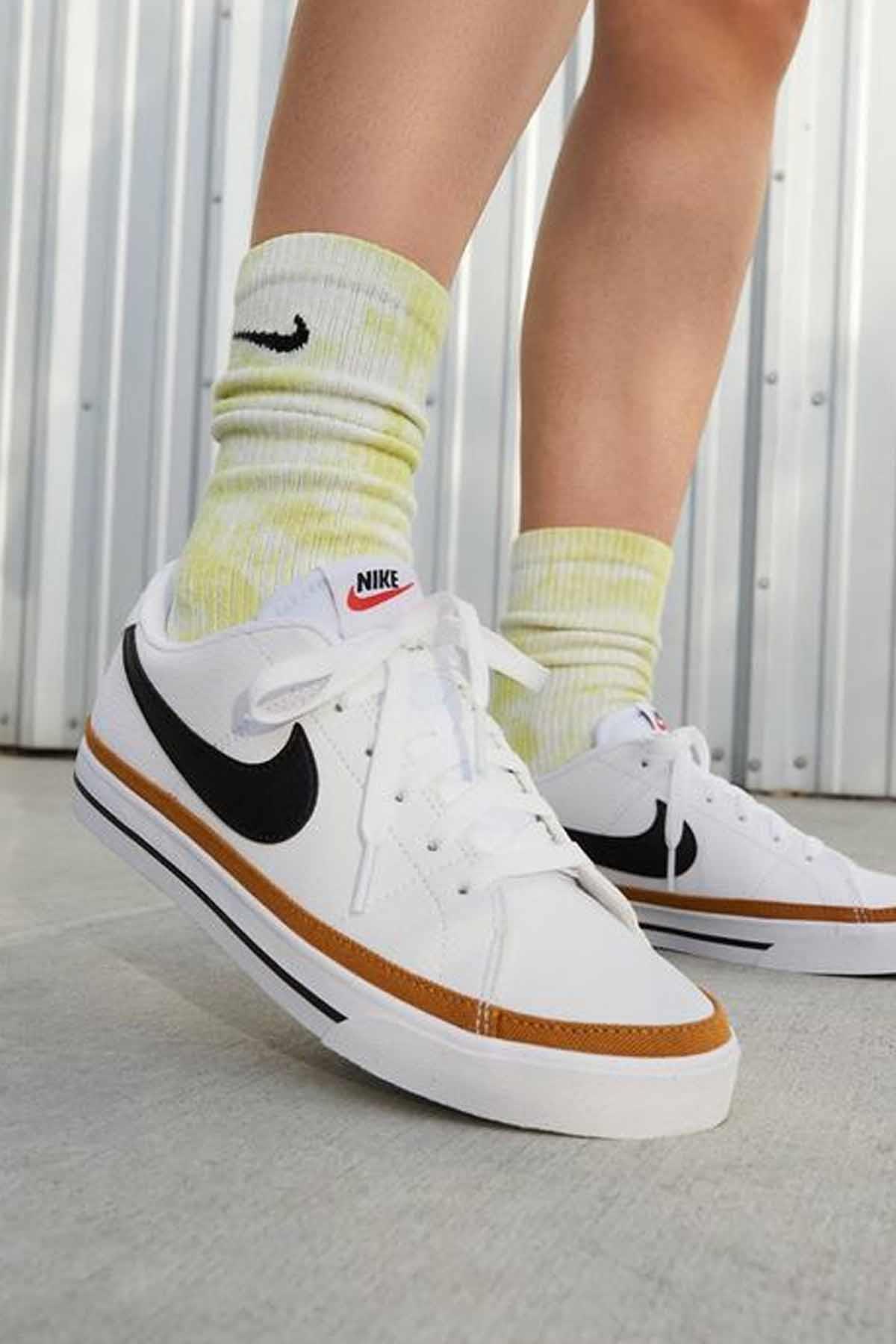 NIKEGünlük SporNike W Court Legacy Kadın Günlük Spor Ayakkabı DH3161-100-BEYAZ