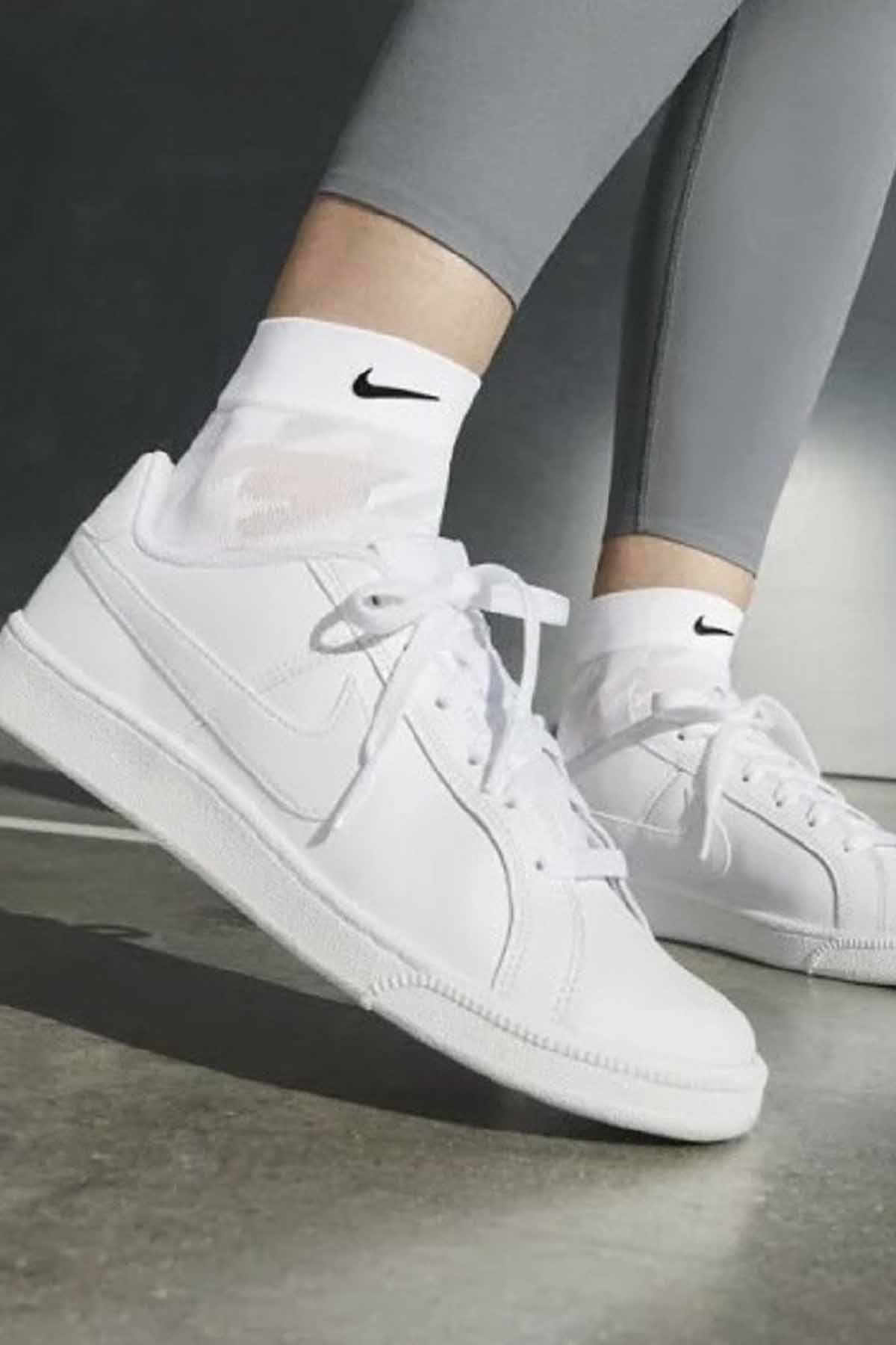 NIKEGünlük SporNike W Court Royal 2 NN Kadın Günlük Spor Ayakkabı DH3159-100-BEYAZ
