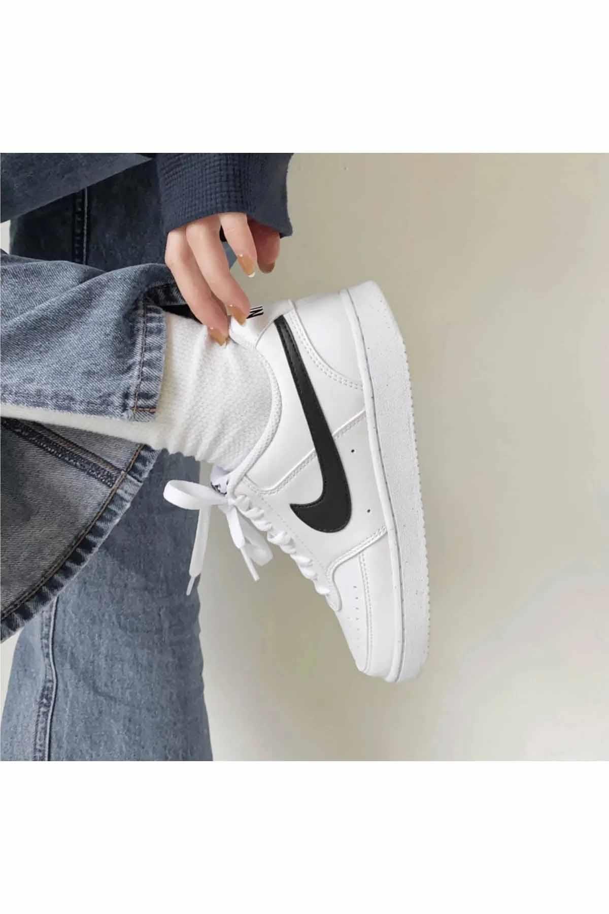 NIKEGünlük SporNike W Court Vision Low NN Kadın Günlük Spor Ayakkabı DH3158-101-BEYAZ