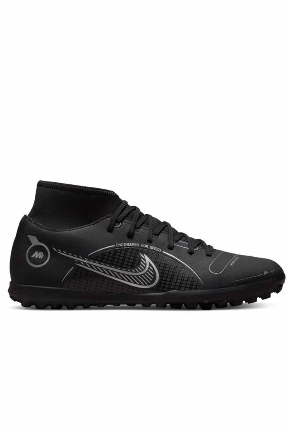 NIKEHalı SahaNike Superfly 8 Club Erkek Halı Saha Ayakkabı DJ2909-007-SIYAH
