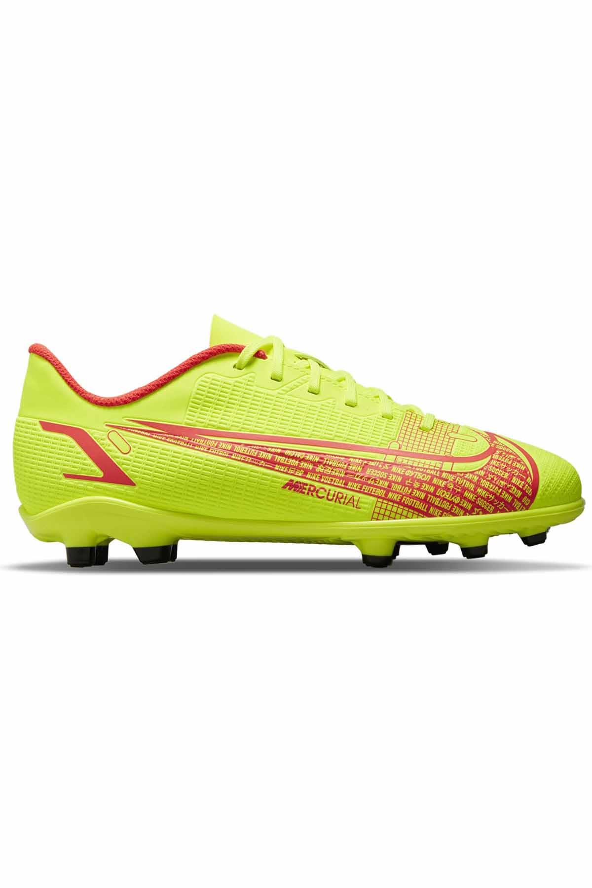 NIKEKramponNike Çocuk Krampon JR VAPOR 14 CLUB FG/MG Çocuk Krampon Ayakkabı CV0823-760-SARI