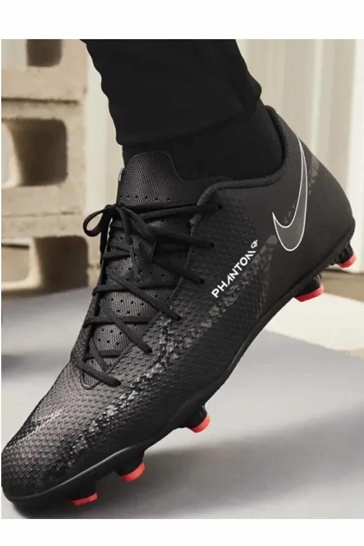 NIKEKramponNike Phantom GT2 FG/MG Erkek Krampon Ayakkabı DA5640-001-SIYAH