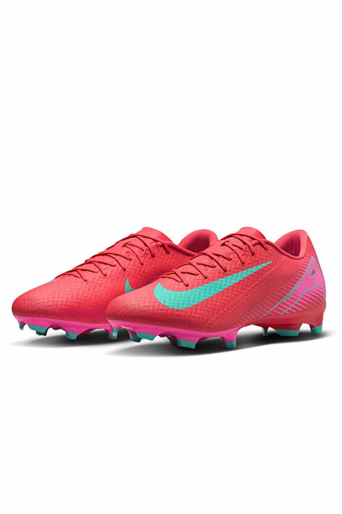 NIKEKramponNike Zoom Vapor 16 Academy FG/MG Erkek Krampon Ayakkabı FQ8374-800-KIRMIZI