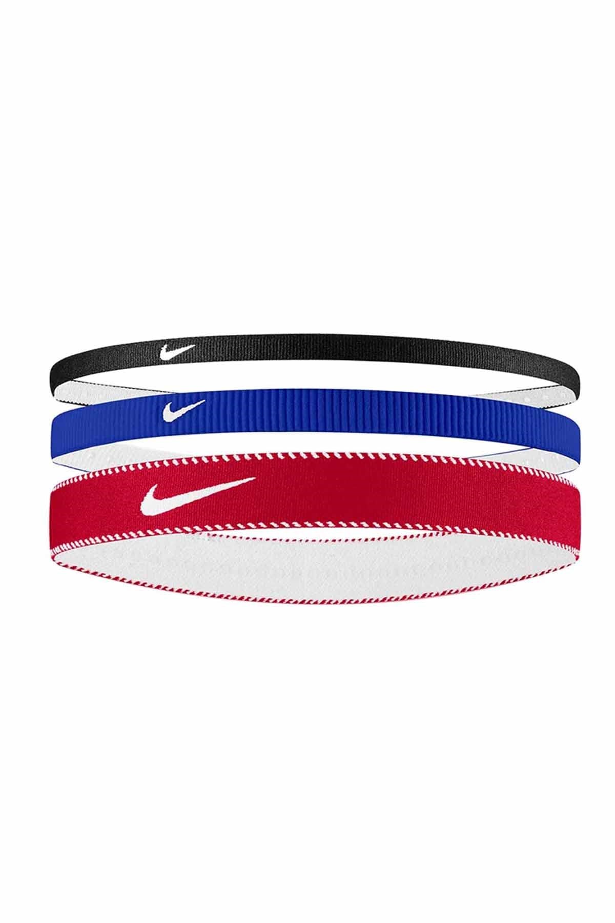 NIKESaç BandıNIKE FLEX CLASSIC MIXED WIDTH HEADBANDS 3PK Unisex Saç Bandı N.101.1933.475.OSÇok Renkli