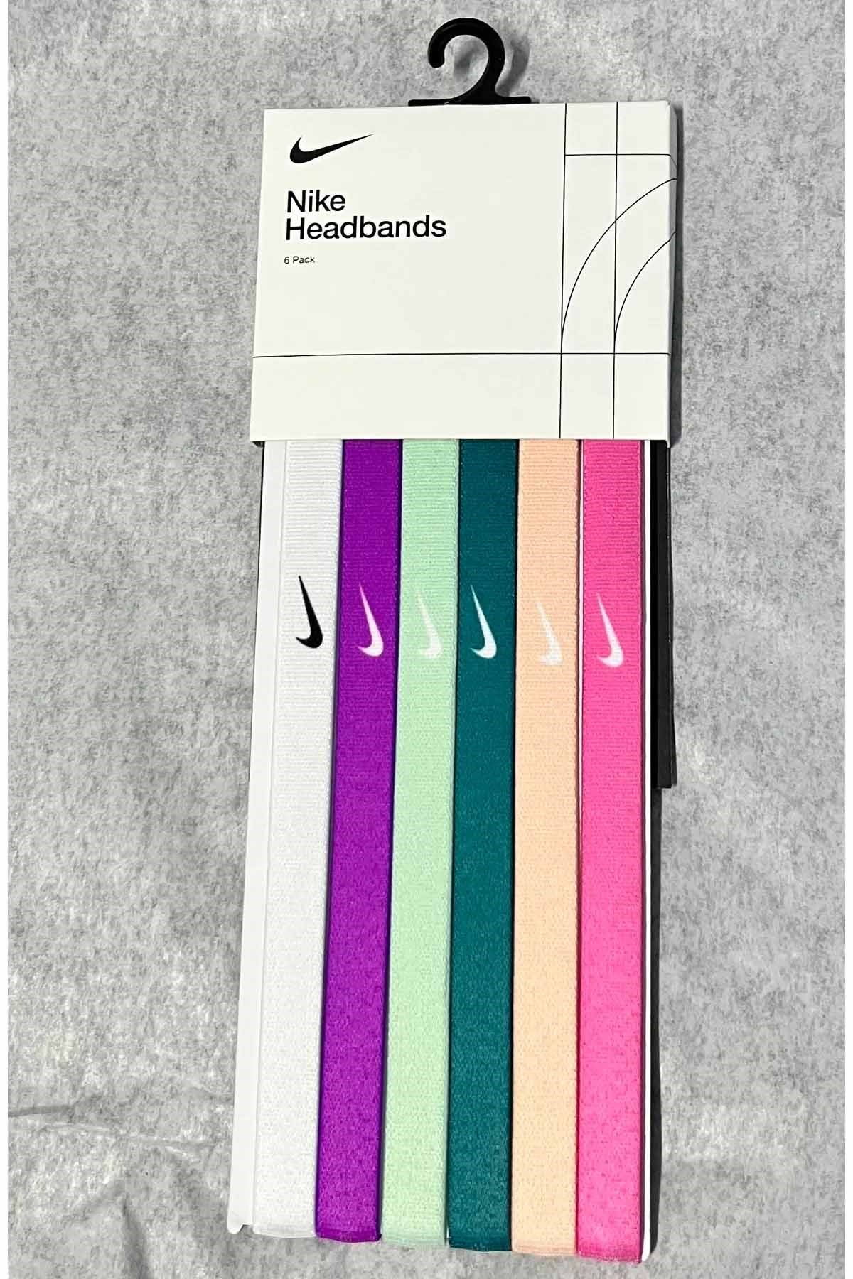 NIKESaç BandıNike Headbands 6PK Printed Unisex Saç Bandı N.000.2545.118.OS-Çok Renkli