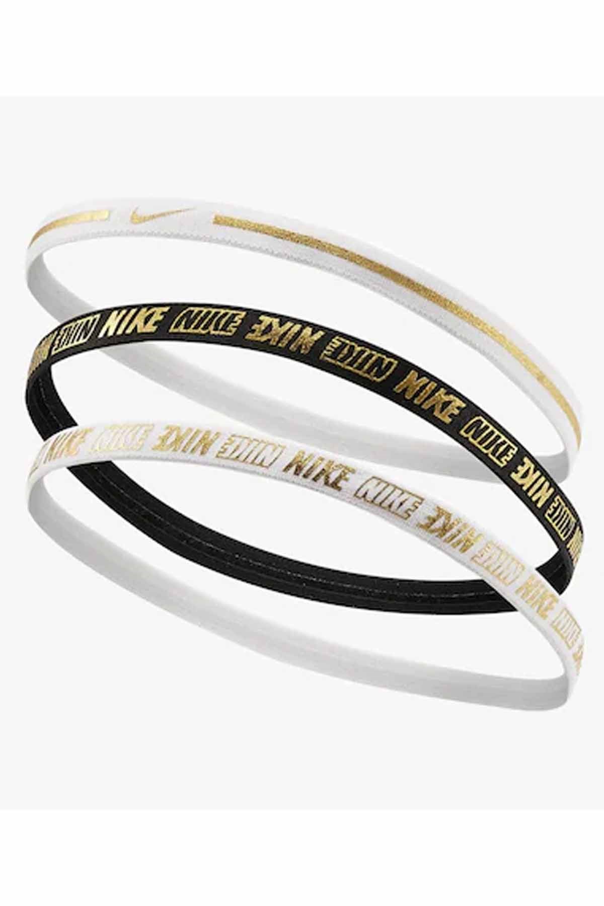 NIKESaç BandıNike Metallic Headbands 3Pk 2.0 Unisex Saç Bandı N.000.2755.912.OS-Beyaz