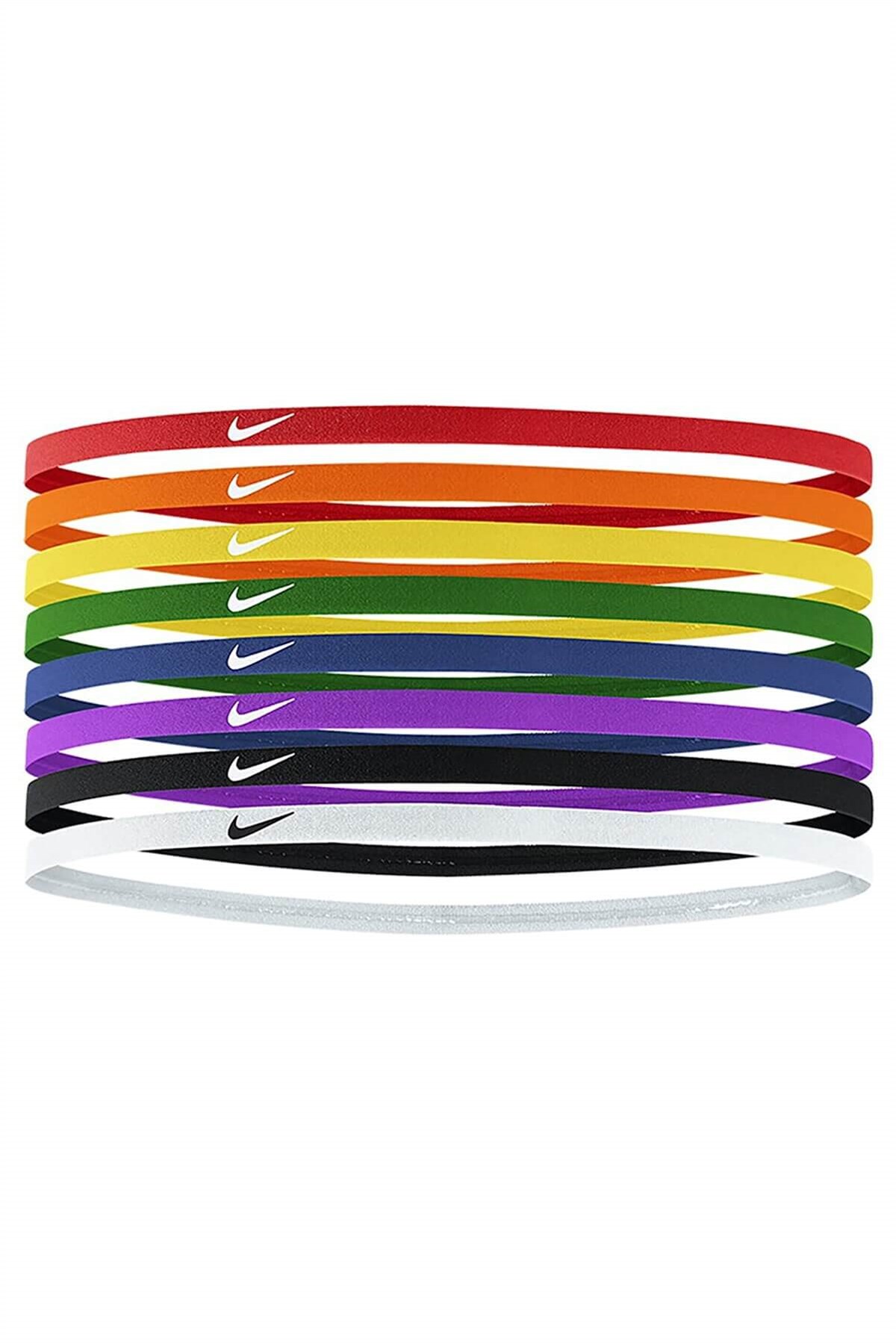 NIKESaç BandıNike Skinny Headbands 8 Pk Unisex Saç Bandı N.000.2547.950.OS-Çok Renkli