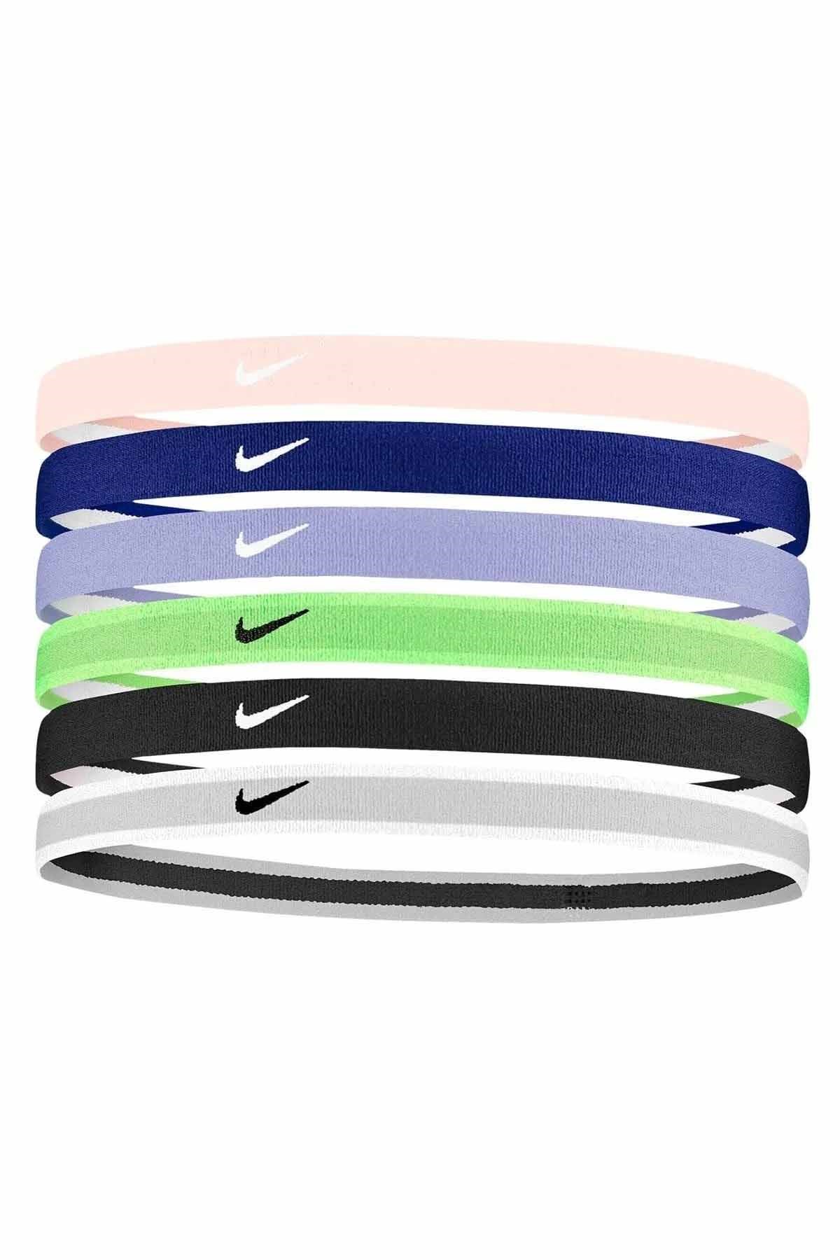 NIKESaç BandıNike Y Swoosh Sport Headbands 6 Pk Unisex Saç Bandı N.100.3042.620.OS-Pembe
