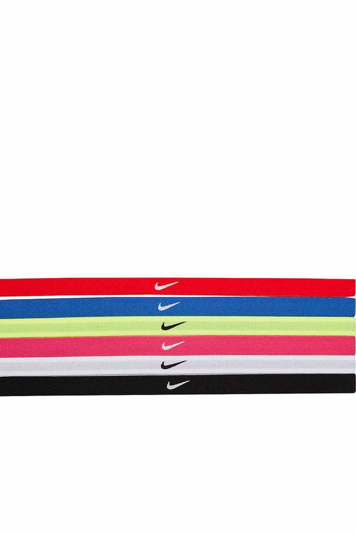 NIKESaç BandıNike Y Swoosh Sport Headbands 6 Pk Unisex Saç Bandı N.100.3042.962.OS-Pembe