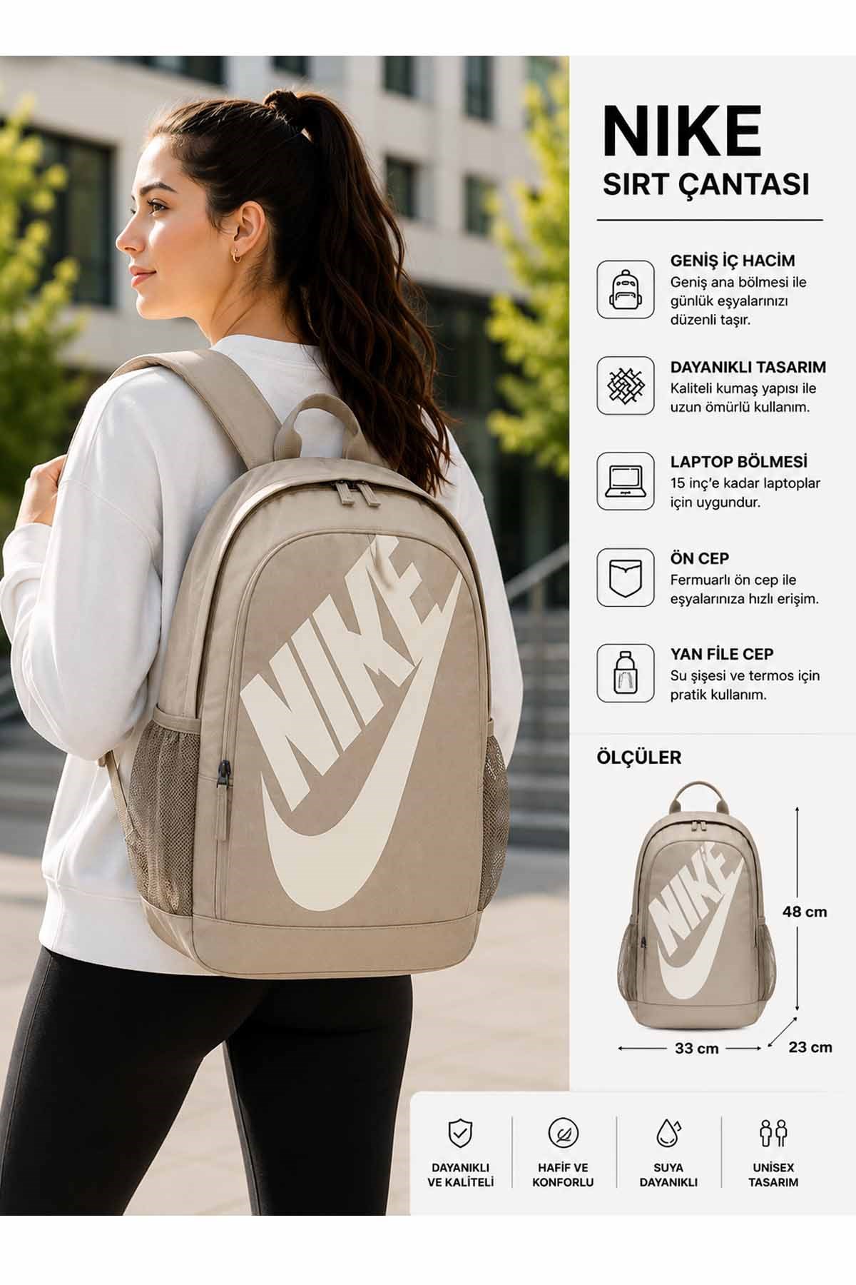 NIKESırt ÇantasıNike HAYWARD BKPK Unisex Sırt Çantası BA5217-221Bej