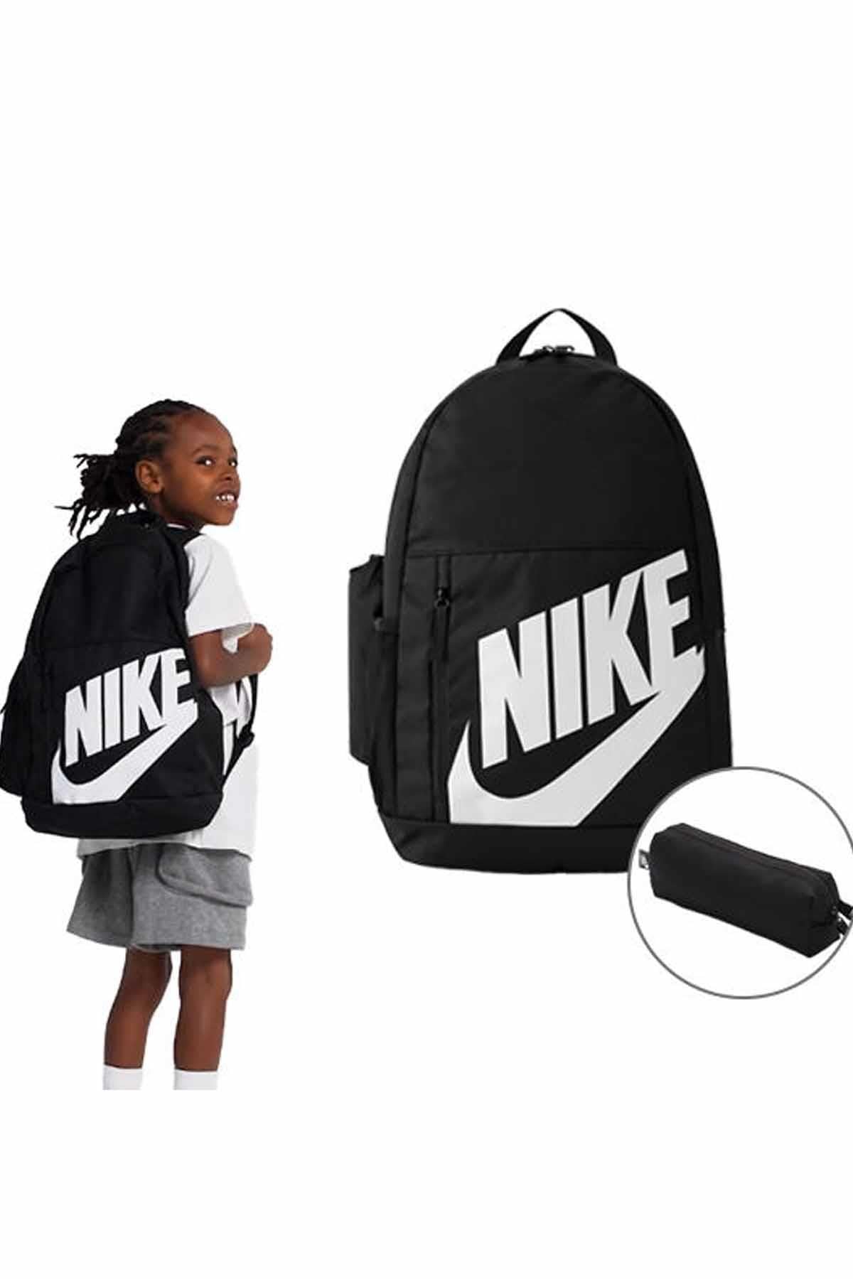 NIKESırt ÇantasıNike Sırt ve Okul Çantası Kalem Kutu Hediyeli Unisex Sırt Çantası DR6084-010-1-Siyah