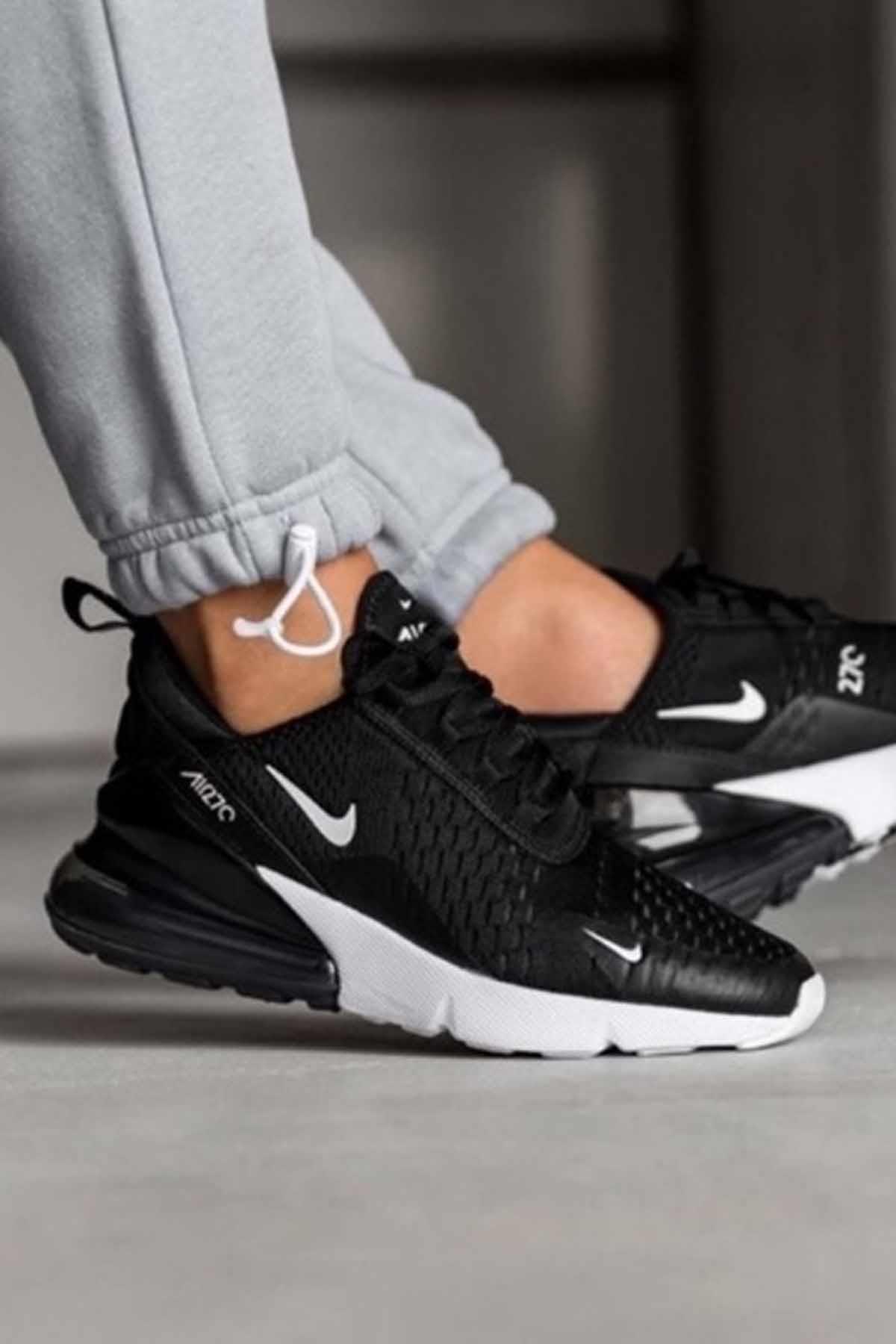 NIKESneakerNike Air Max 270 GS Unisex Sneaker Ayakkabı 943345-001-SIYAH
