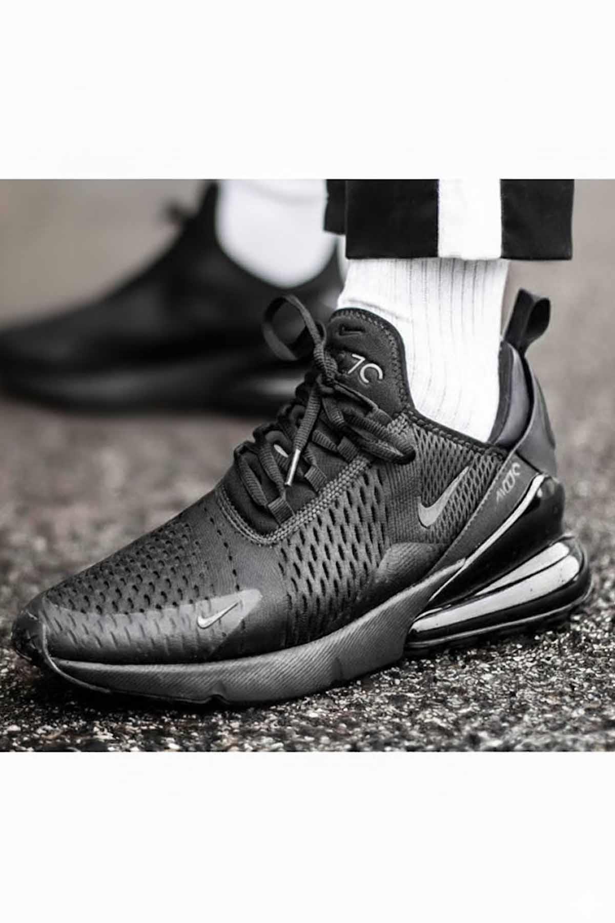 NIKESneakerNike AIR MAX 270 Unisex Sneaker Ayakkabı AH8050-005-SIYAH