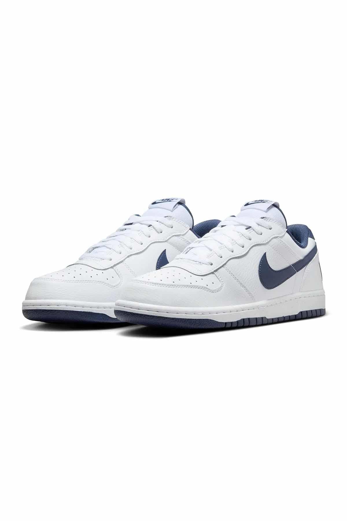 NIKESneakerNike Big Low Erkek Sneaker Ayakkabı 355152-140-BEYAZ