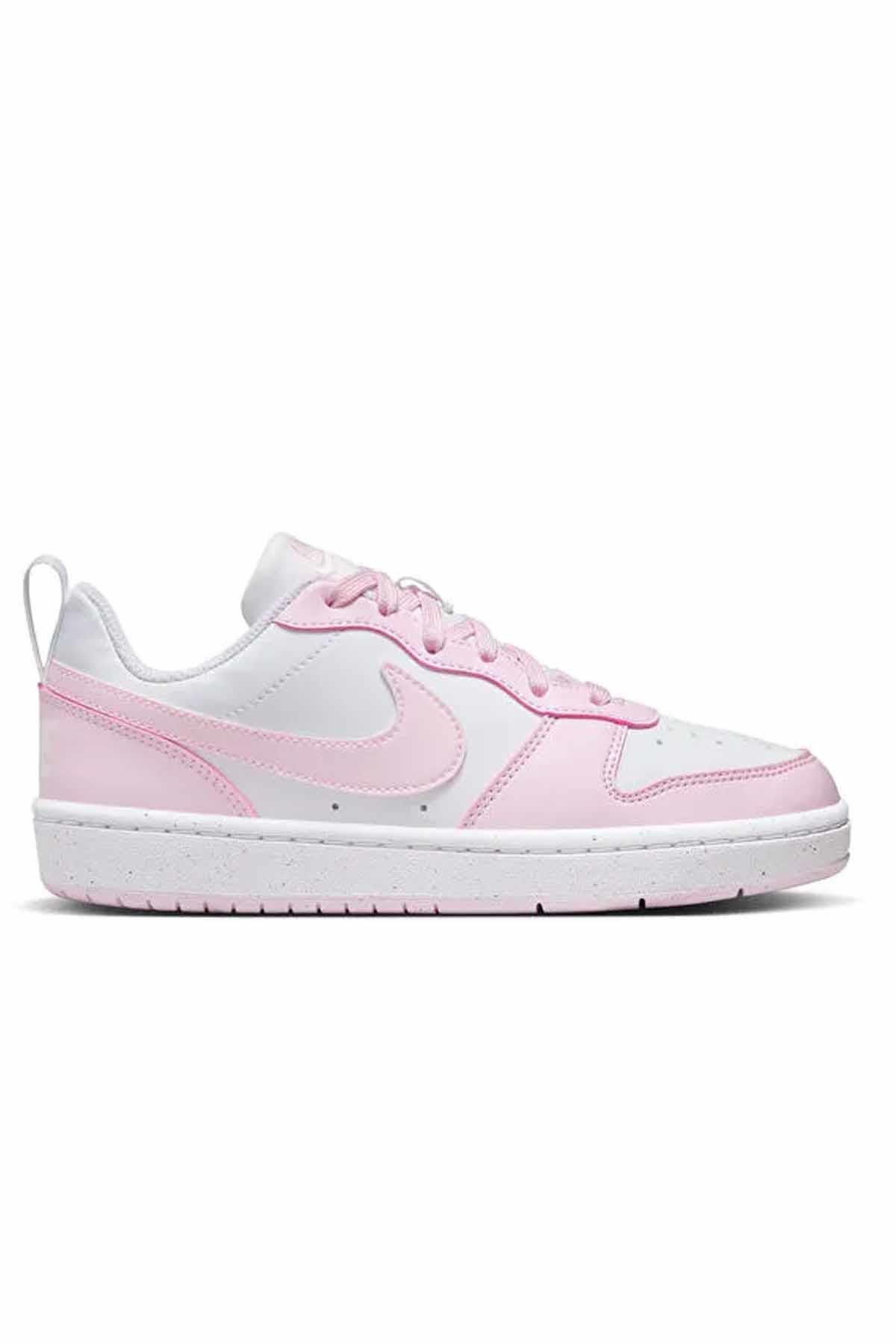 NIKESneakerNike Court Borough LOW Kadın Sneaker Ayakkabı DV5456-105-Beyaz-Pemb