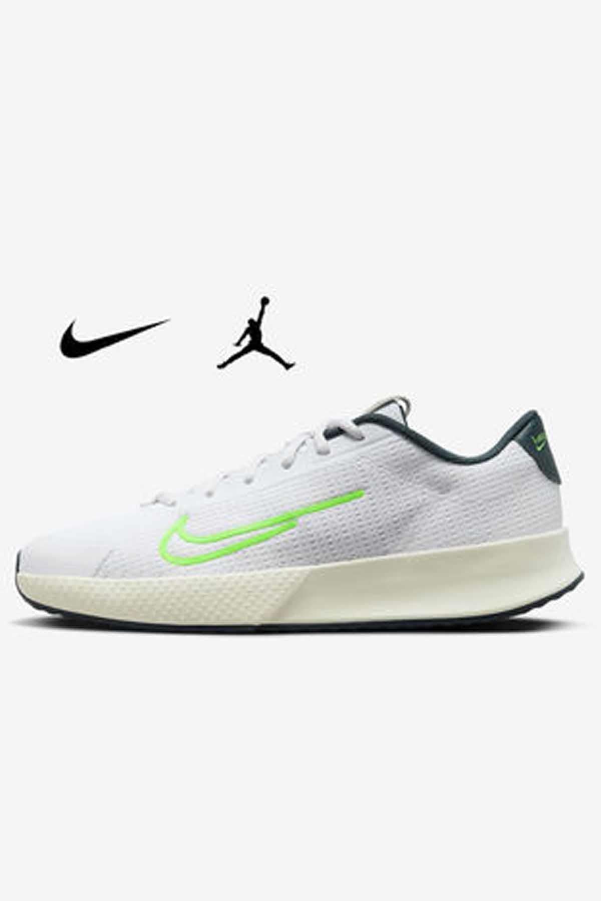 NIKESneakerNike Erkek Tenis Ayakkabısı VAPOR LITE 2 Erkek Sneaker Ayakkabı DV2018-101-Siyah-Byz