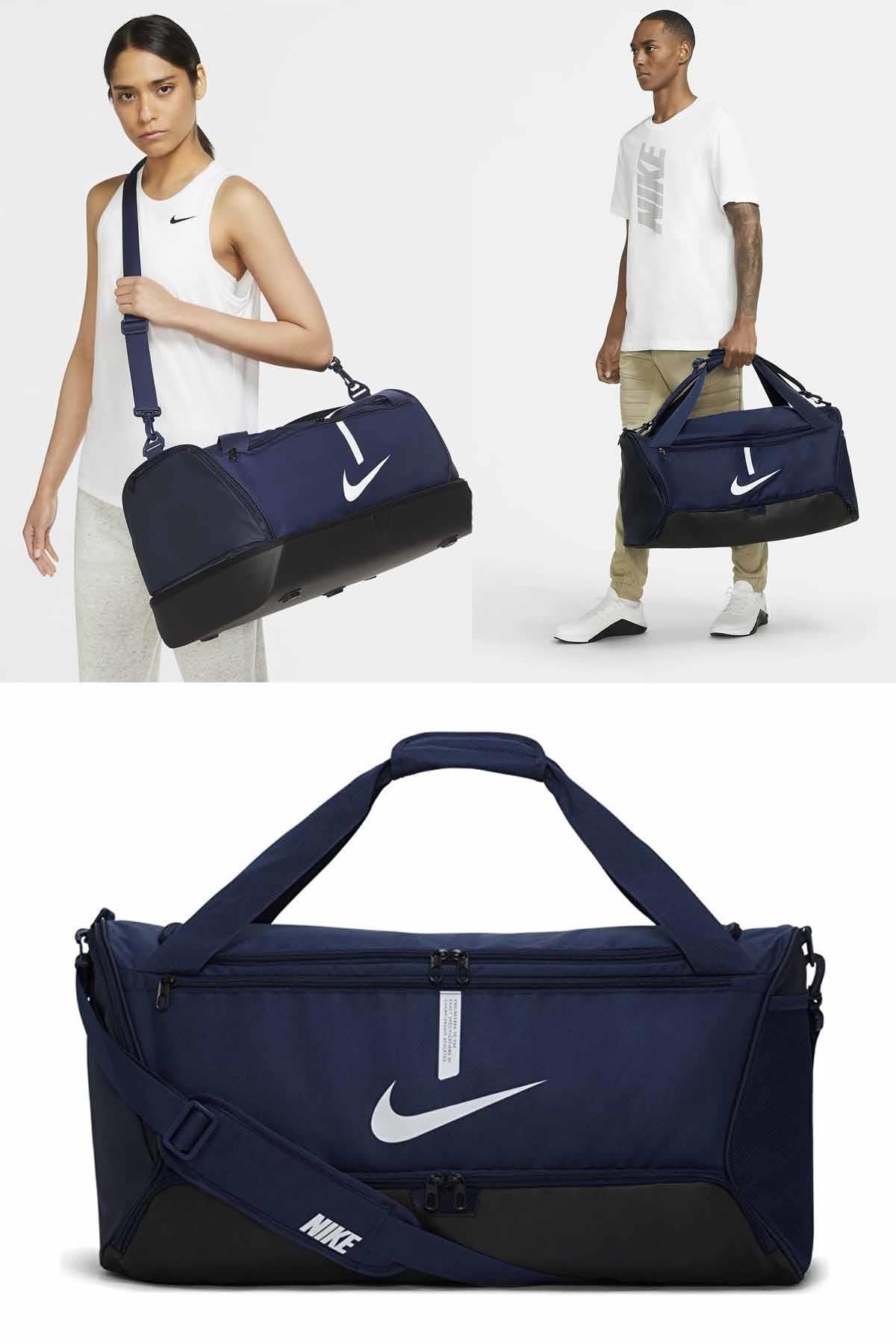 NIKESpor ve Seyehat ÇantasıNike Spor Çantası 60 LT 64 cm. (U) x 30 cm. (G) x 31 cm. (Y) Unisex Spor ve Seyehat Çantası NK8090RS-Lacivert