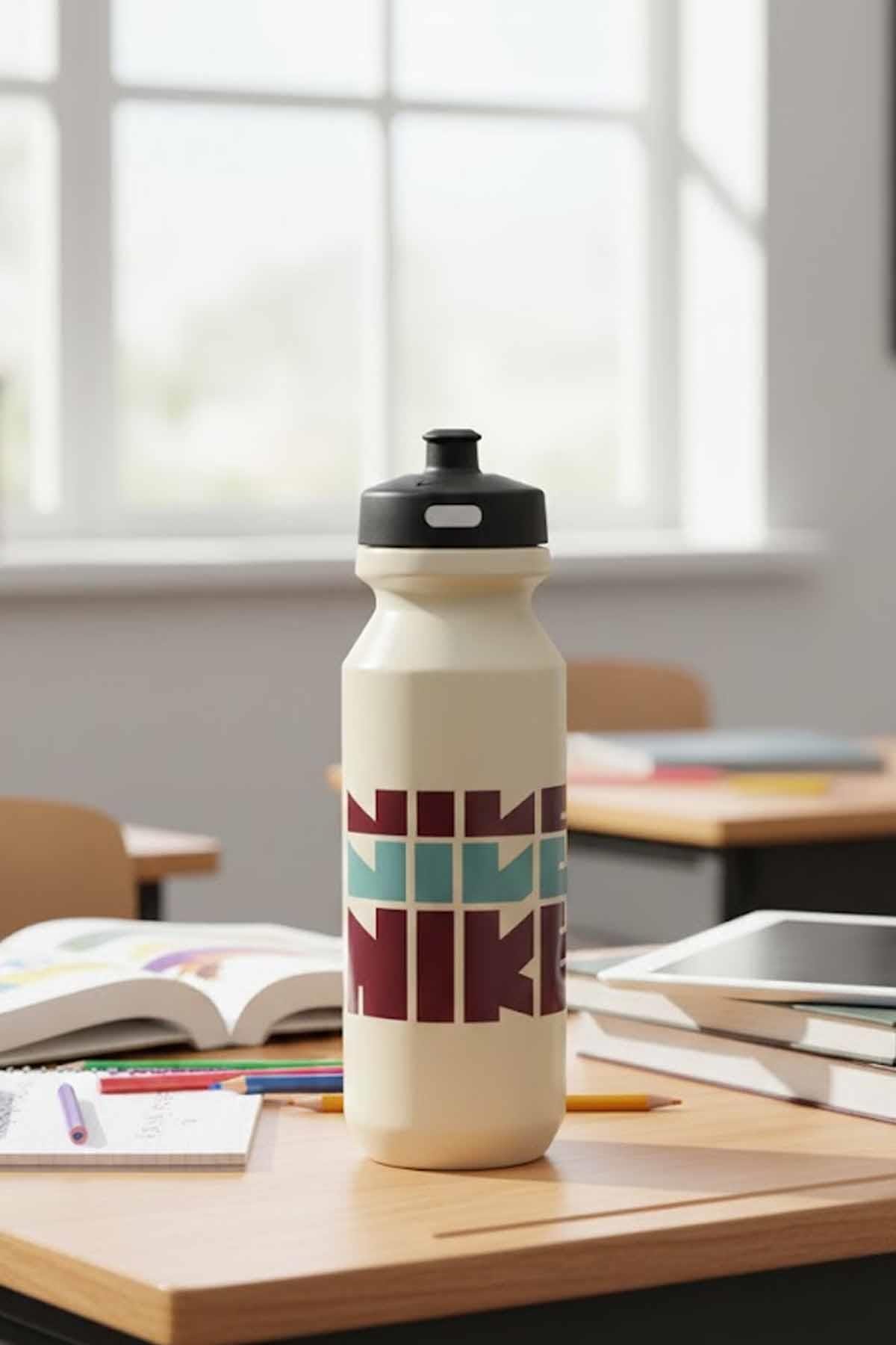 NIKESulukNike Big Mouth Bottle 2.0 32 Oz Graphic Unisex Suluk N.000.0041.238.32-Lt Khaki