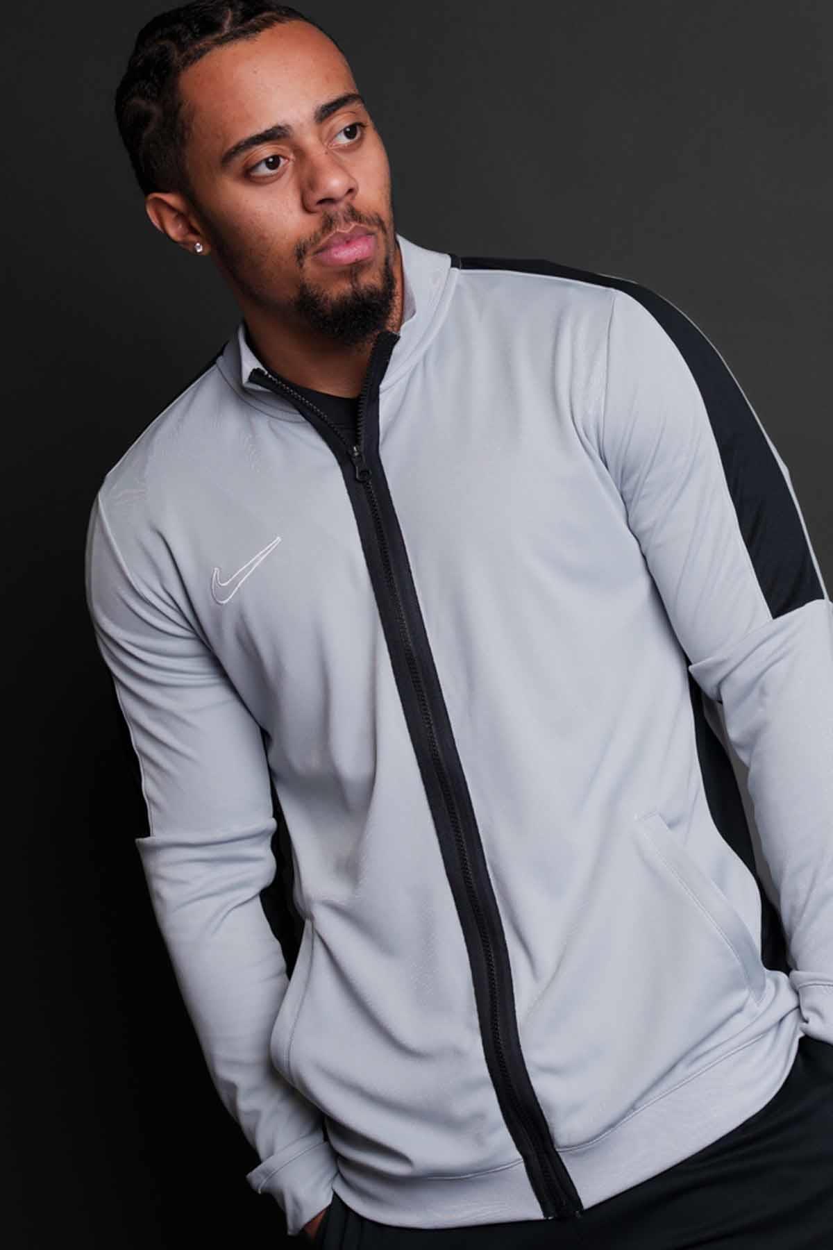 NIKESweatshirtNike Erkek Eşofman Üstü Raşel Kumaş Erkek Sweatshirt DR1681-012-GRI