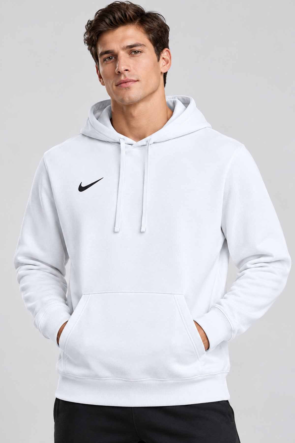 NIKESweatshirtNike M NK PARK26 FLC PO HOODIE Erkek Sweatshirt IB1222-100BEYAZ