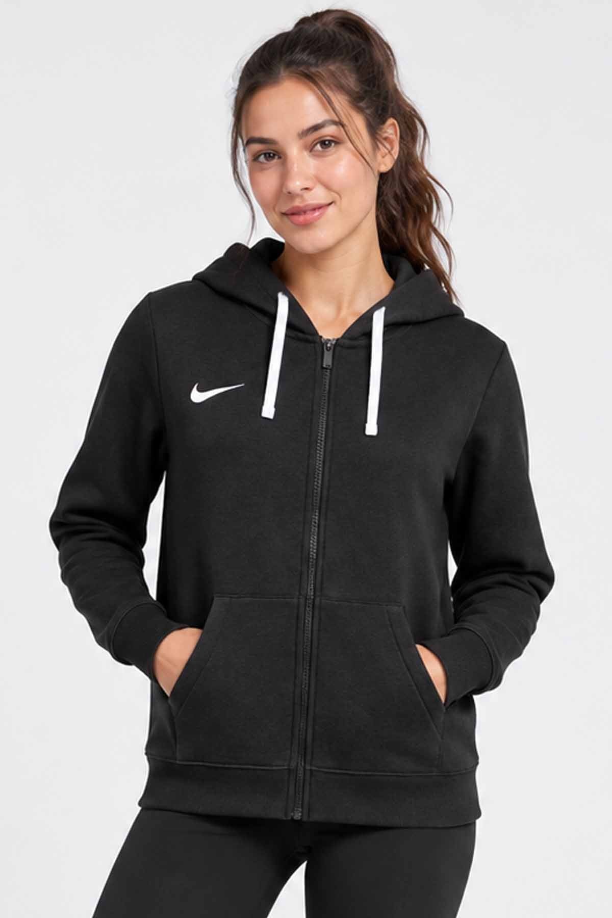 NIKESweatshirtNike W NK PARK26 FLC FZ HOODIE Kadın Sweatshirt IB1230-010Siyah