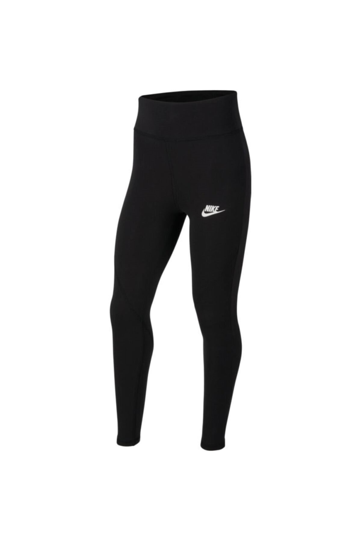 NIKETaytNike Sportswear Big Kids High-Waisted Leggings Çocuk Tayt CU8248-010-Siyah