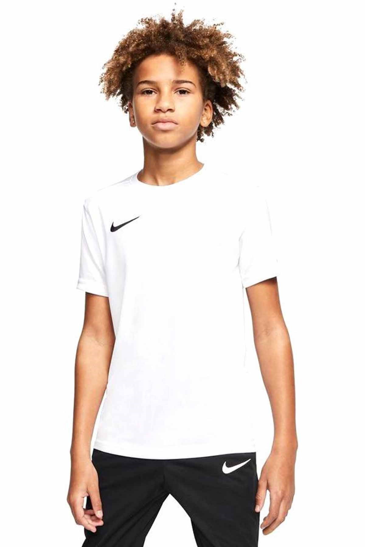 NIKETişörtNike Çocuk Spor Tişört Çocuk Tişört BV6741-100-BEYAZ