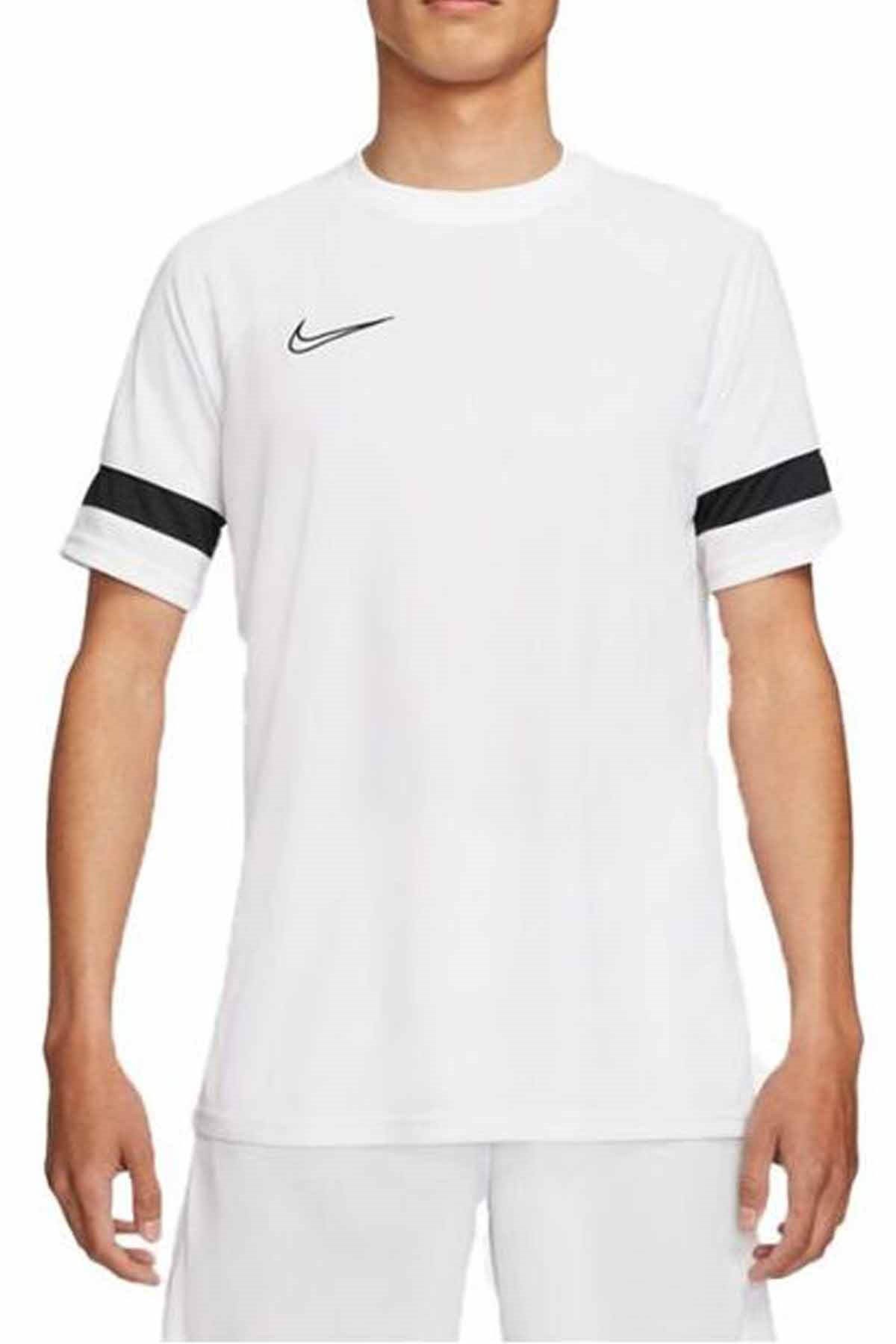 NIKETişörtNike Df Acd21 Top Ss Erkek Tişört CW6101-100-BEYAZ