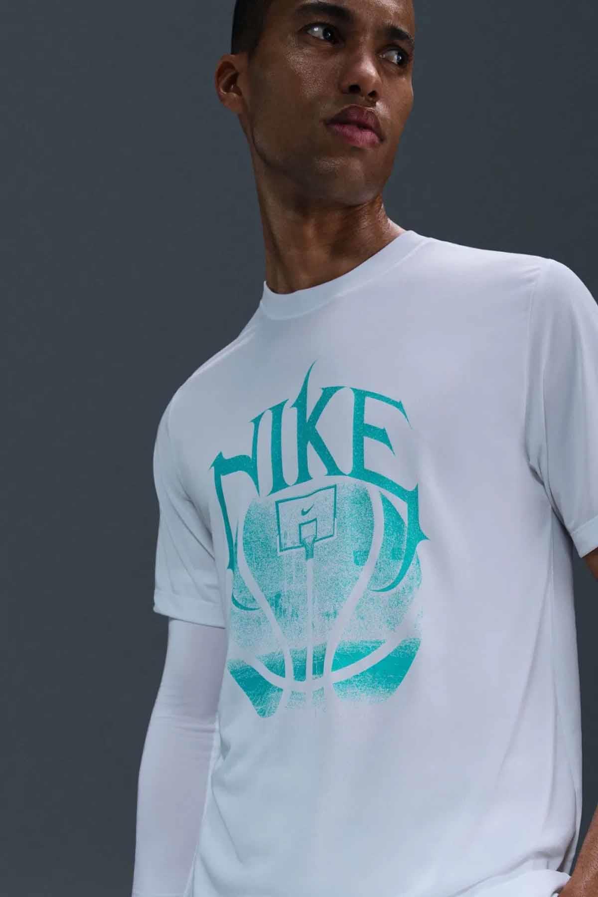 NIKETişörtNike DF TEE RLGD OC 2 Erkek Tişört HJ3474-100-BEYAZ